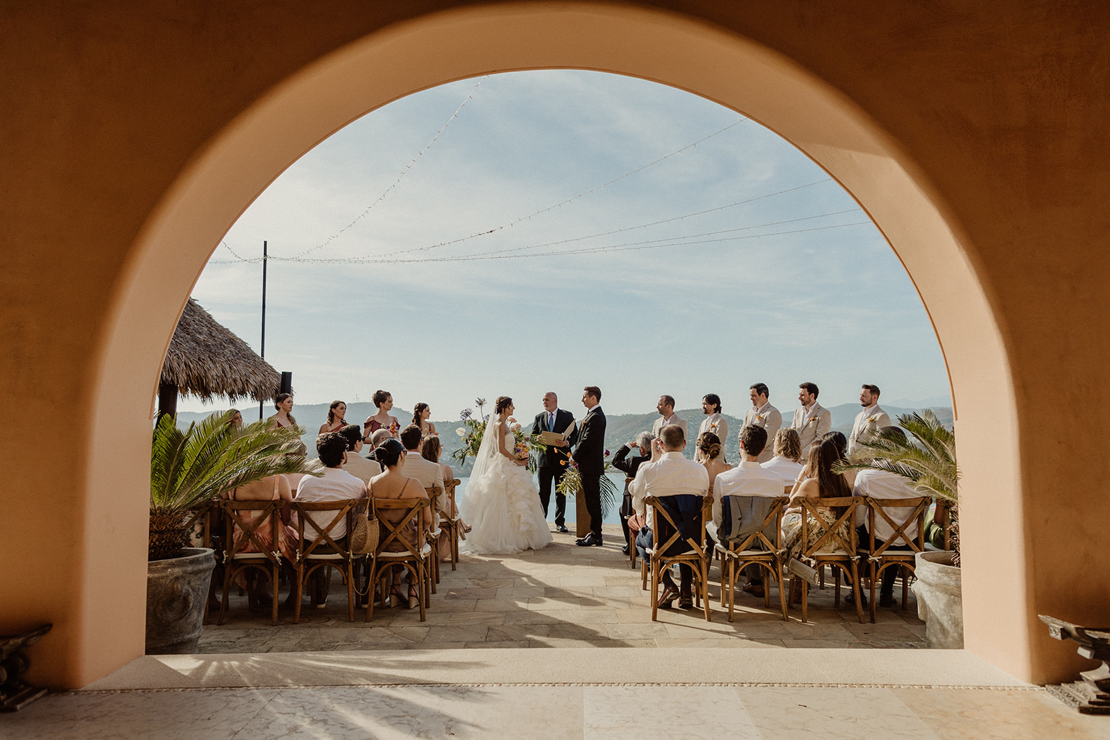 a destination wedding ceremony in Zihuatanejo Mexico