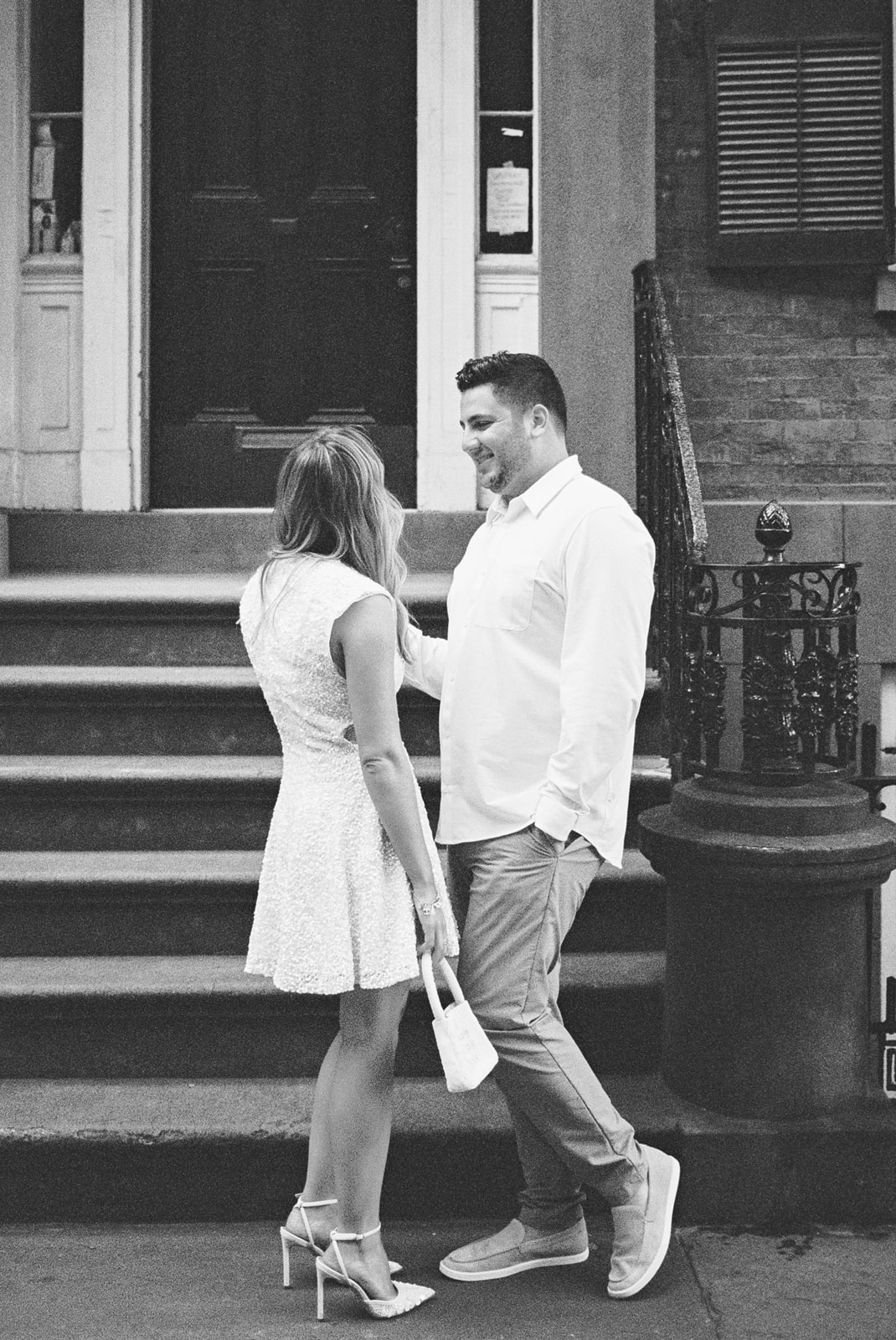 Couple's engagement session in New York City. 