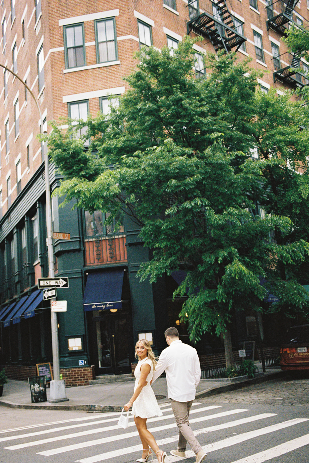Couple's engagement session in New York City. 