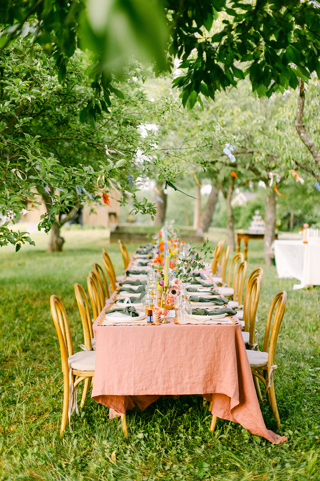 A Colorful DIY Intimate Catskill Country Wedding