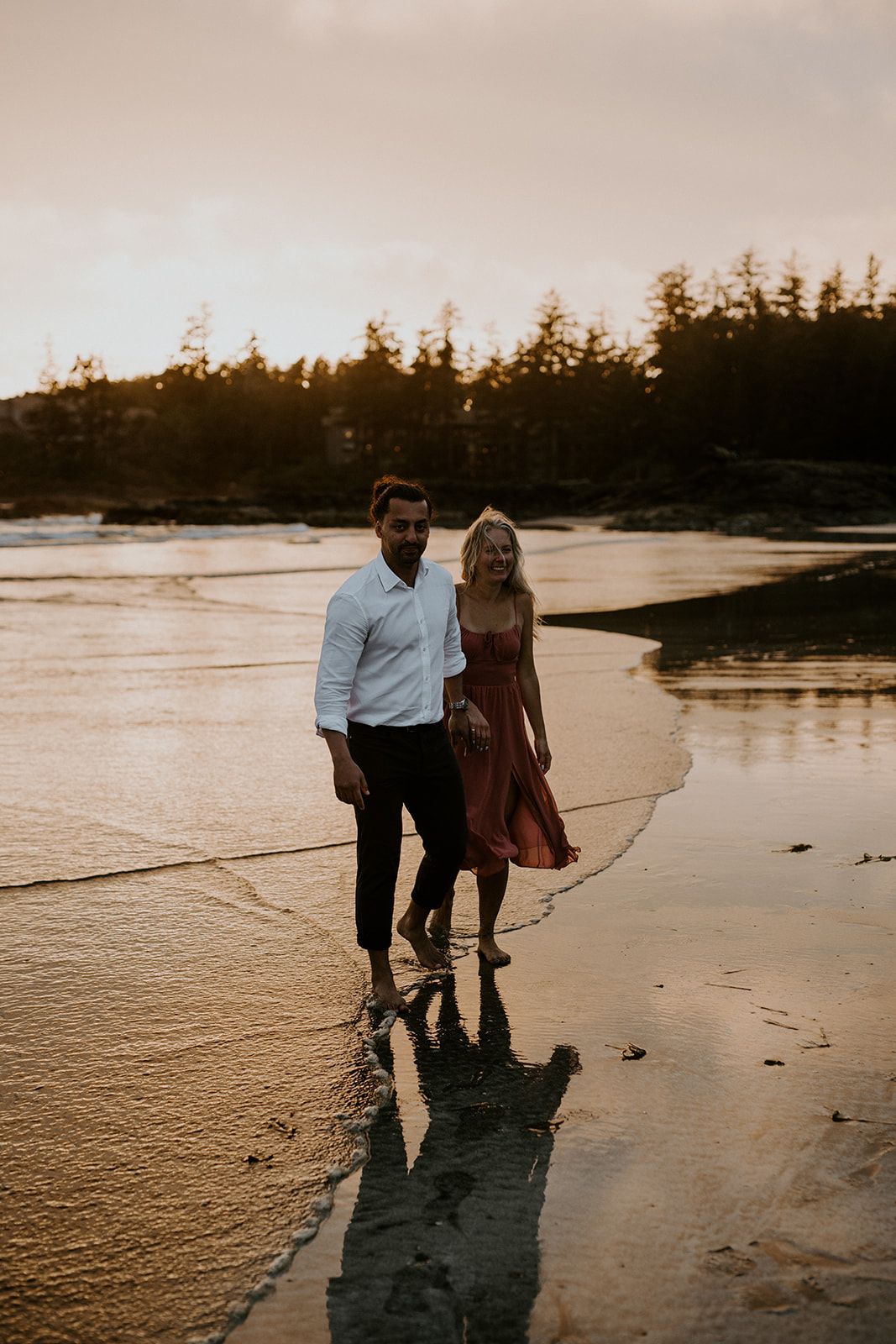 Candid Engagement Photography Vancouver Island
