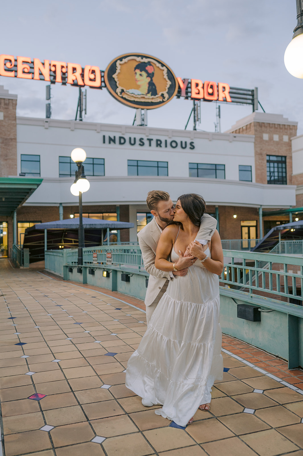 "Hailey and Jeff lost in a world of their own in the bustling Ybor City"
