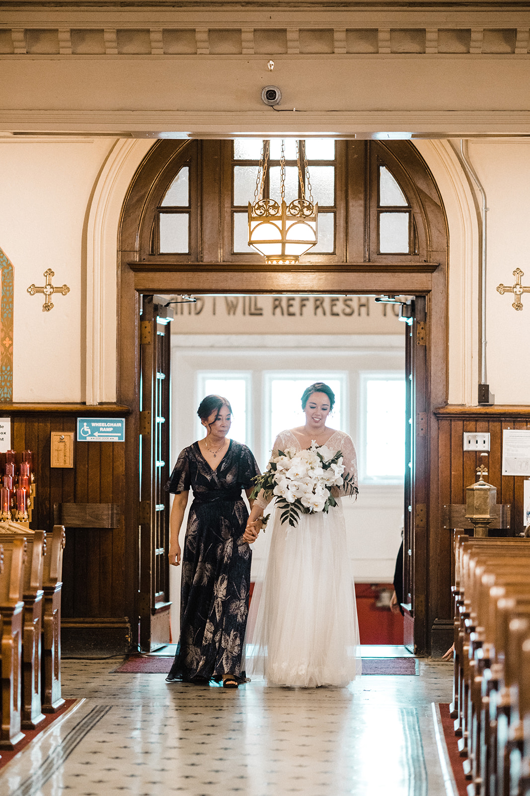 Wedding Ceremony at St. Augustine's Church Old City Philadelphia