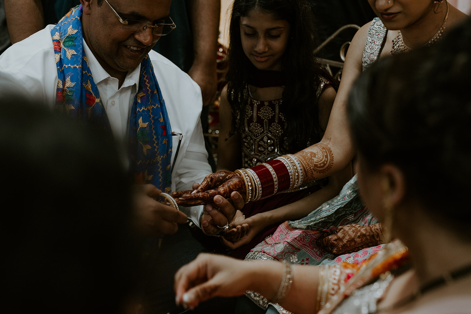 Choora Ceremony Vancouver Indian Wedding Photographer