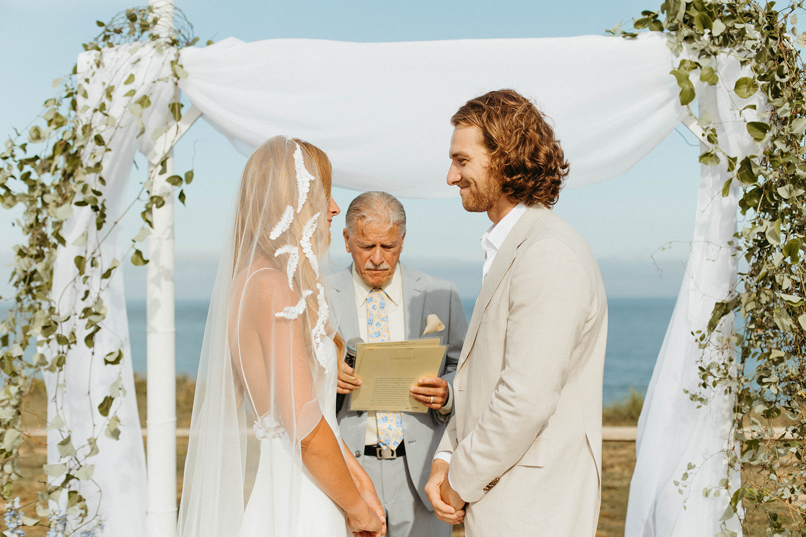 Sunny Montauk Bluff Wedding weddings by nato