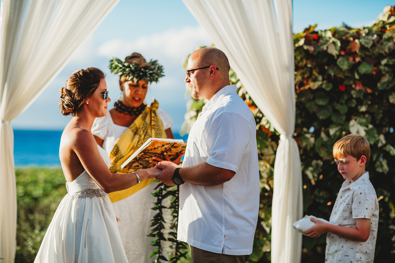 Maui Hawaii beach destination tropical wedding photographer Westin Ka'anapali Ocean Resorts