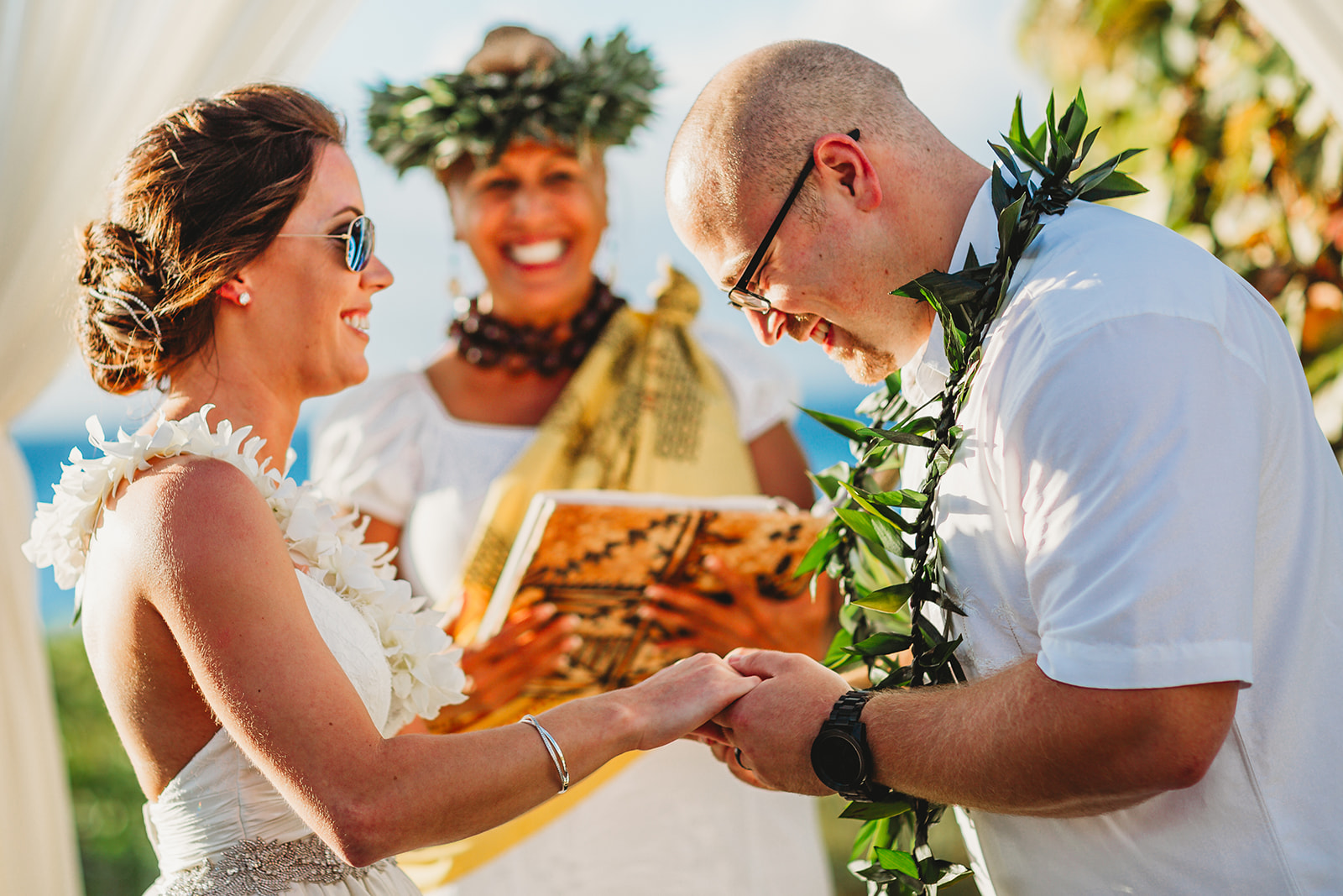 Maui Hawaii beach destination tropical wedding photographer Westin Ka'anapali Ocean Resorts