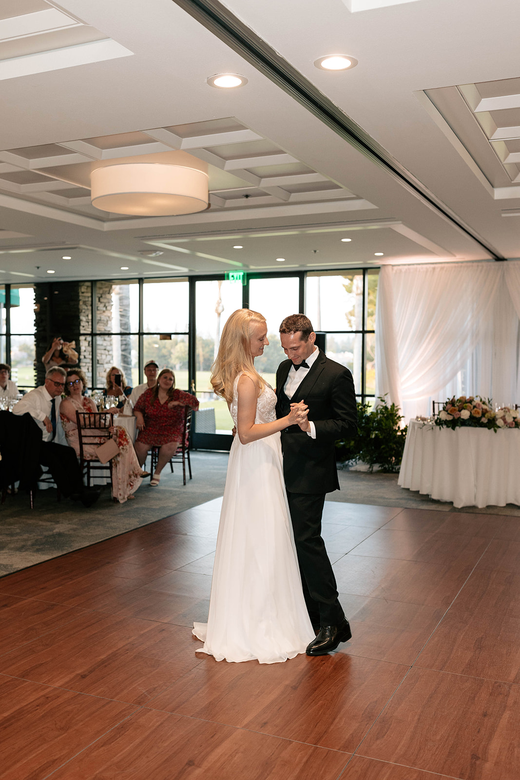 socal placentia california wedding alta vista country club first dance indoor reception indoor ceremony