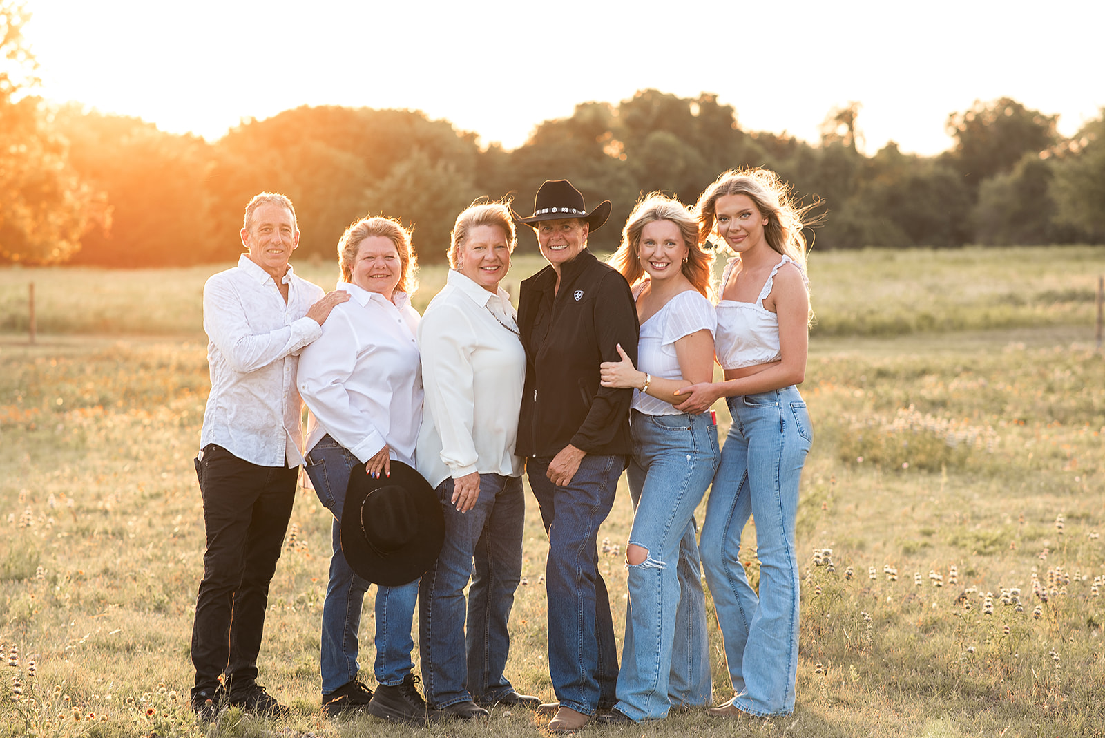 Family photo session of Waggin Tails Ranch in Wylie, Texas, Photographed by Dark Horse Photography.