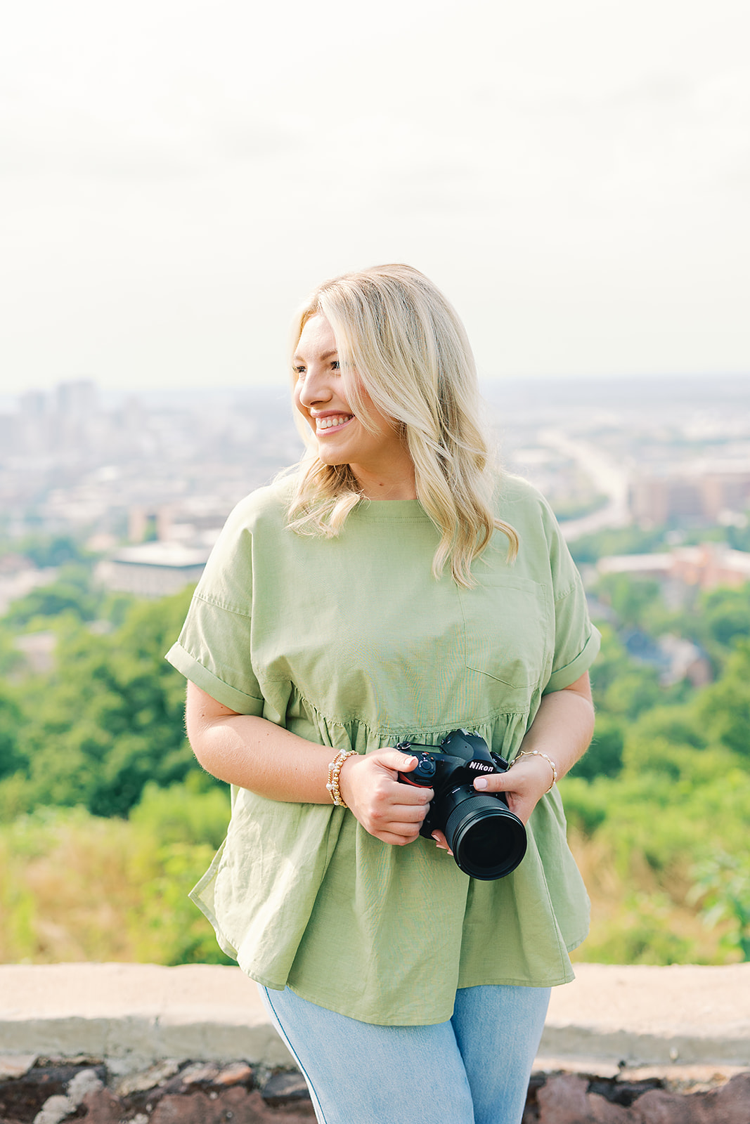A branding and headshot session for a photographer in Birmingham Alabama by Abby Bates Photography