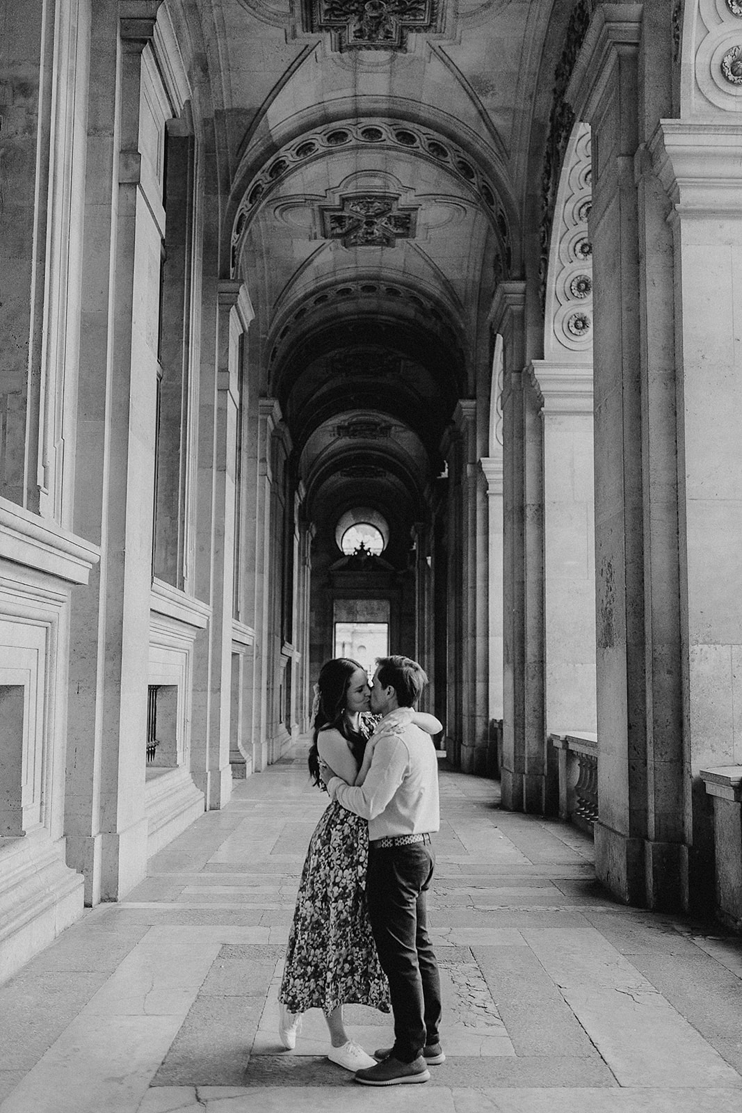 Romantic couple photos from Paris couple session