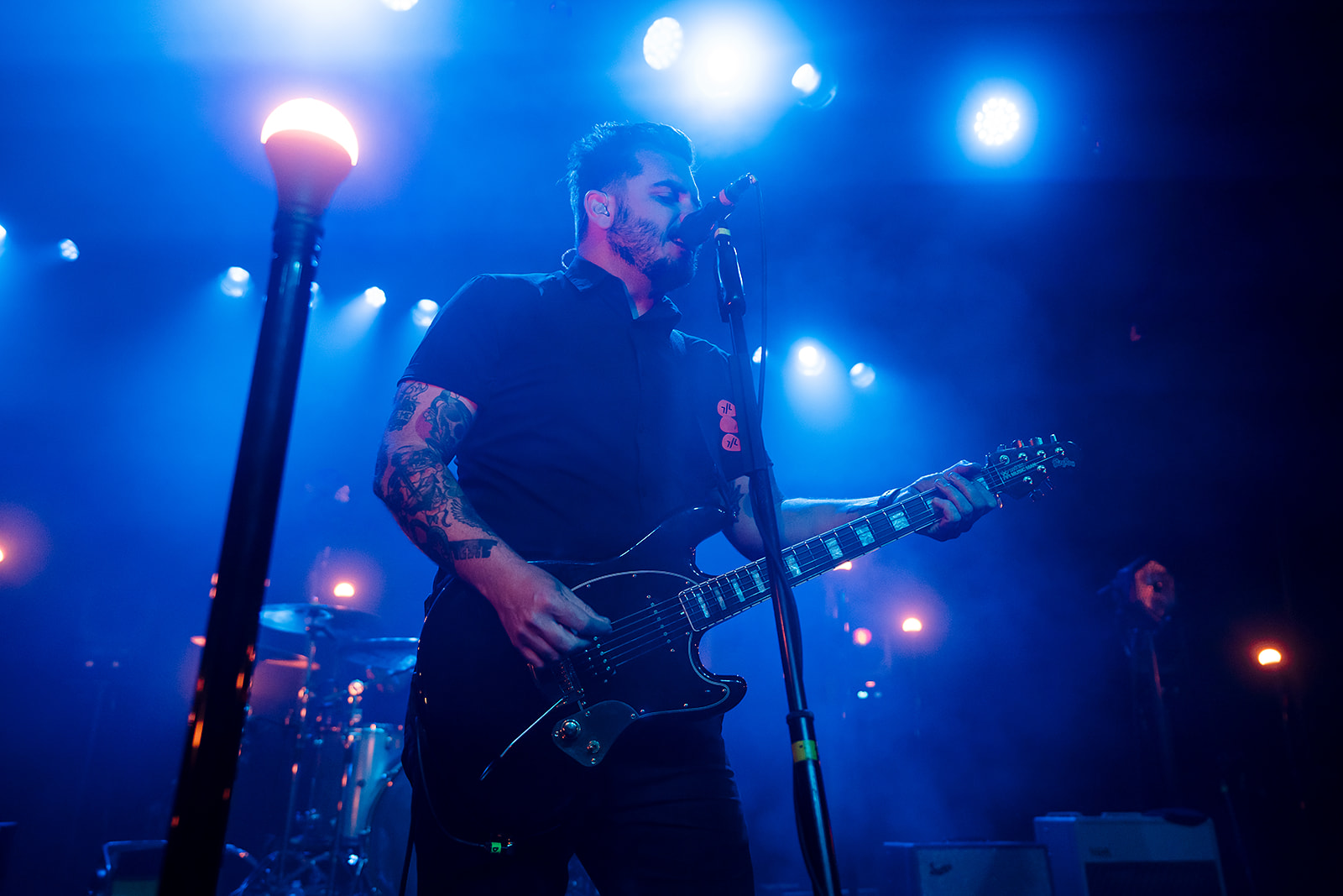 Dustin Kensrue of Thrice live at the showbox during their 20th Anniversary of Artists In The Ambulance