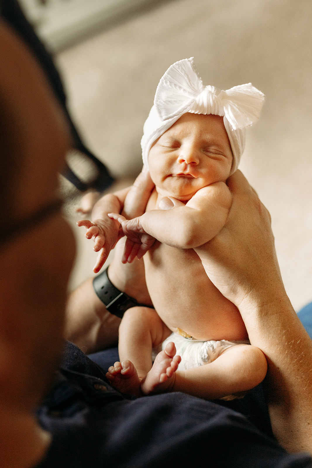 Documentary newborn photos at home in Castle Rock Colorado