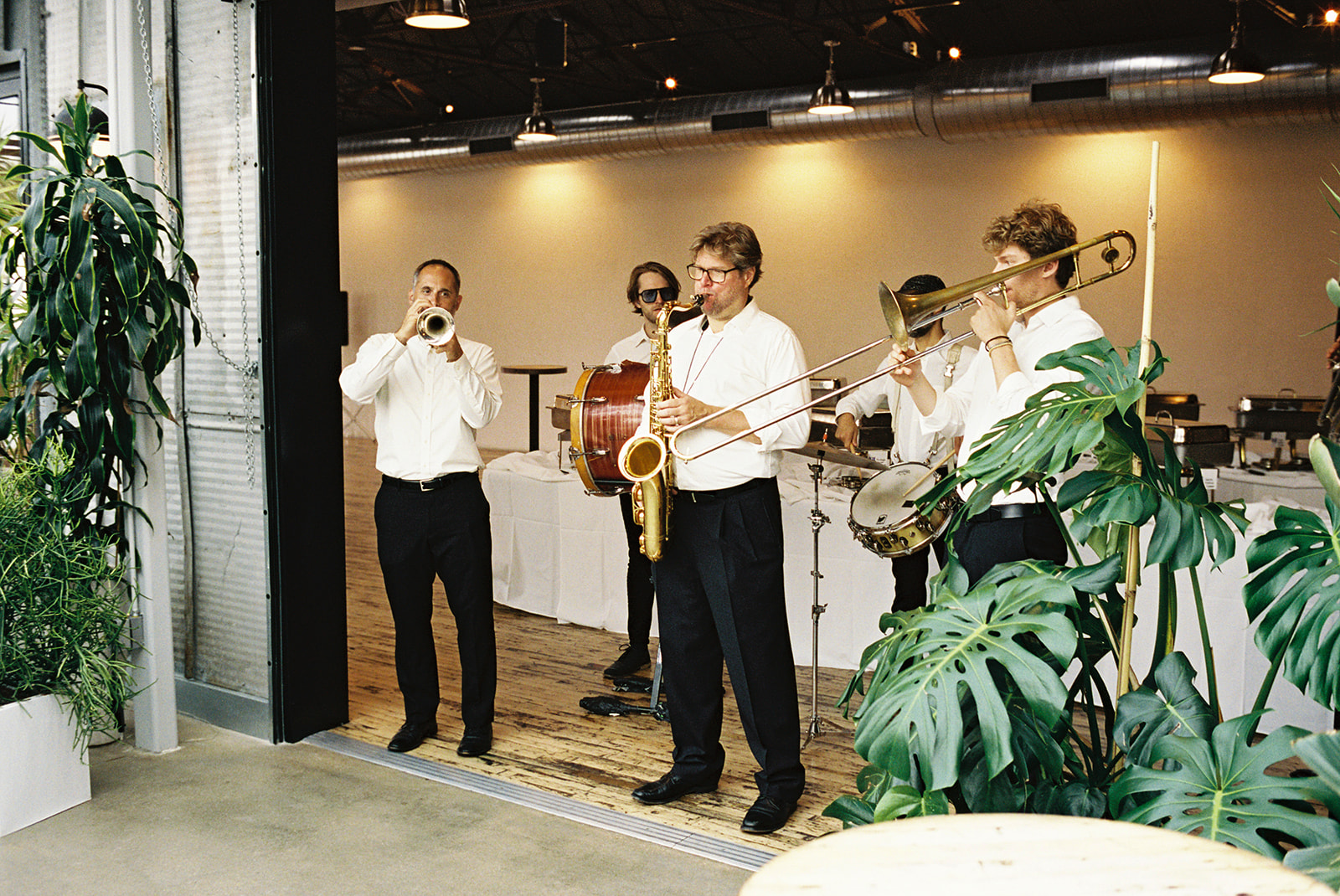 Brass band at The Tinsmith