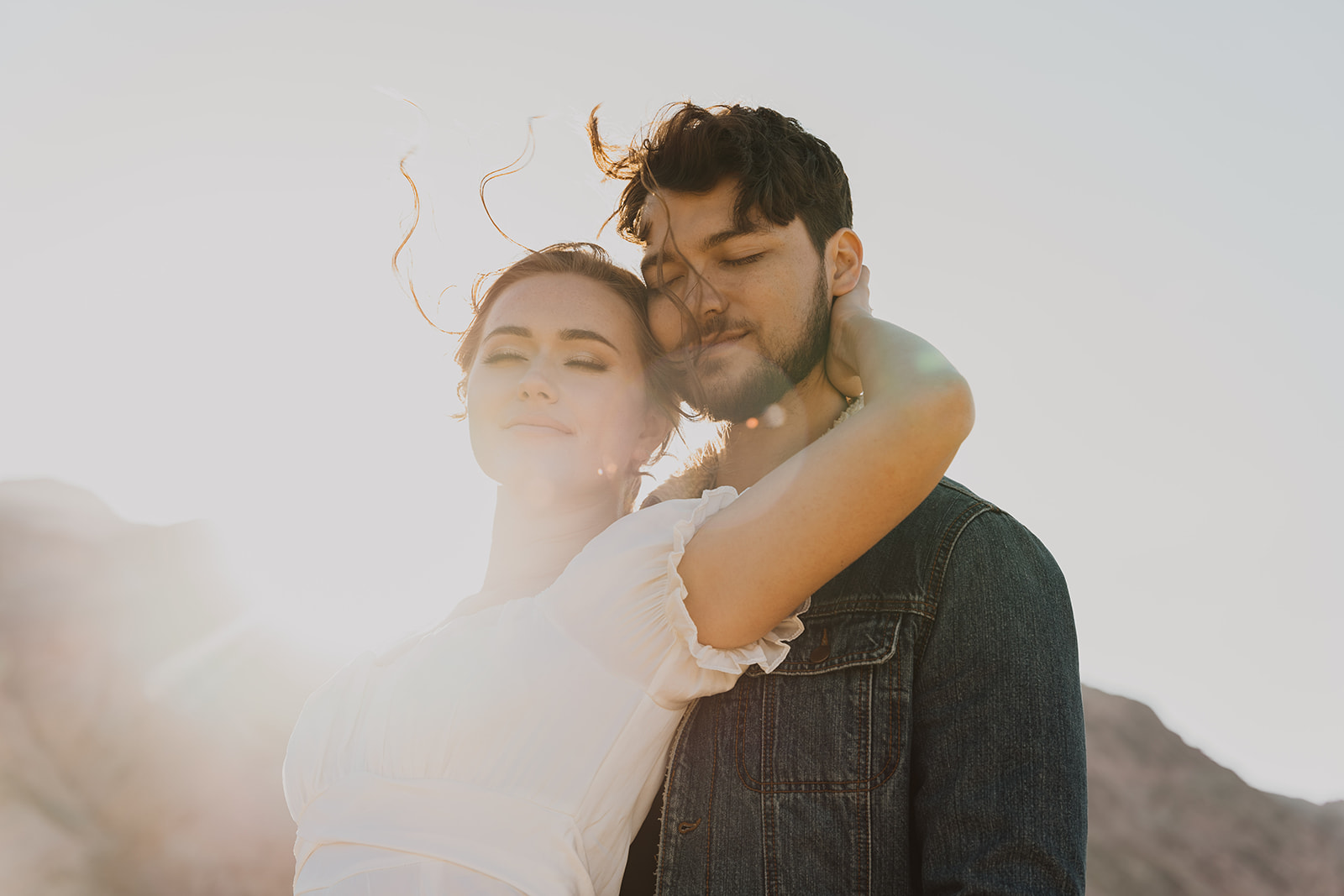 Vogue pose couples photography Death Valley elopement 