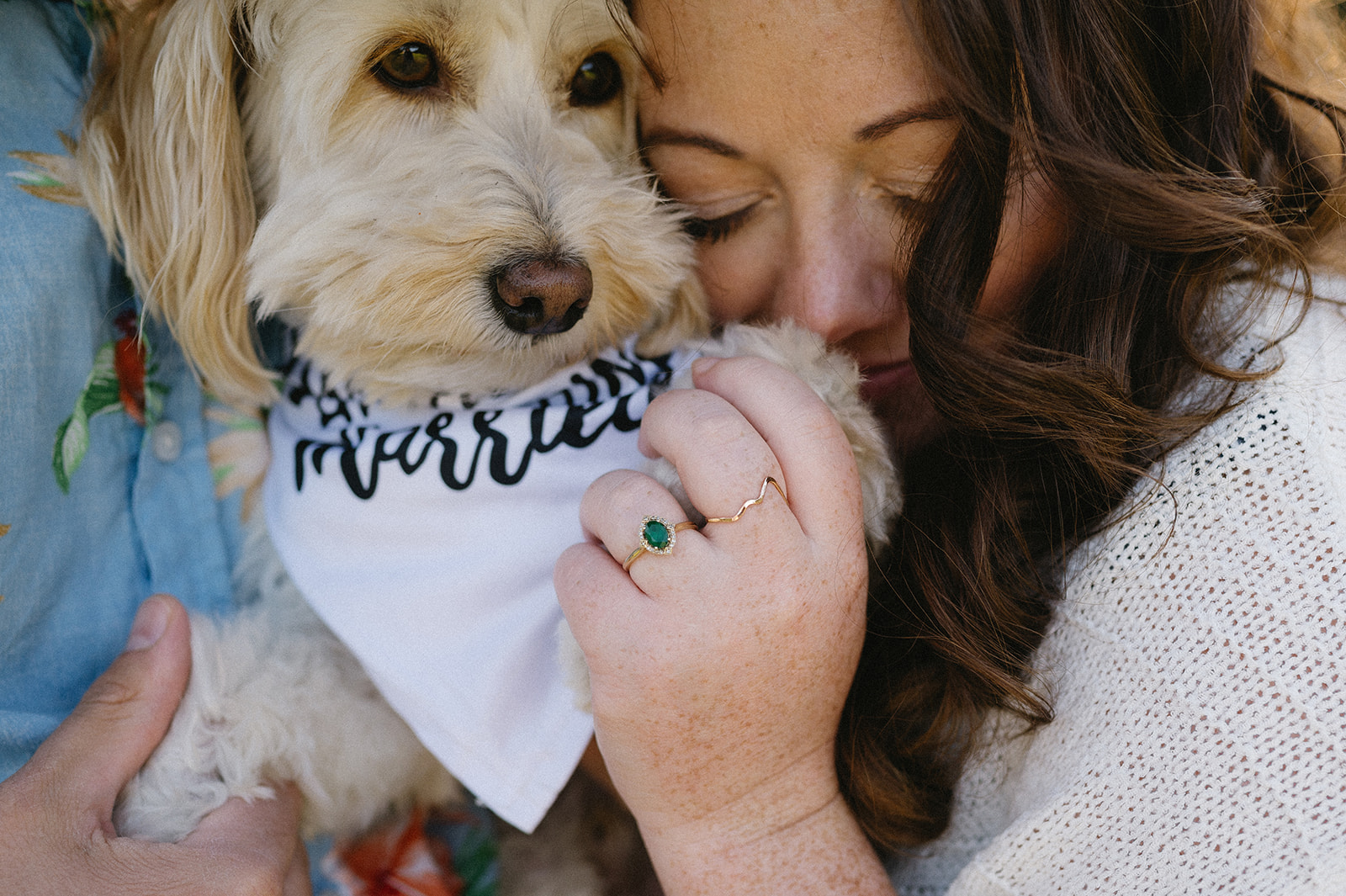 engagement session with pet