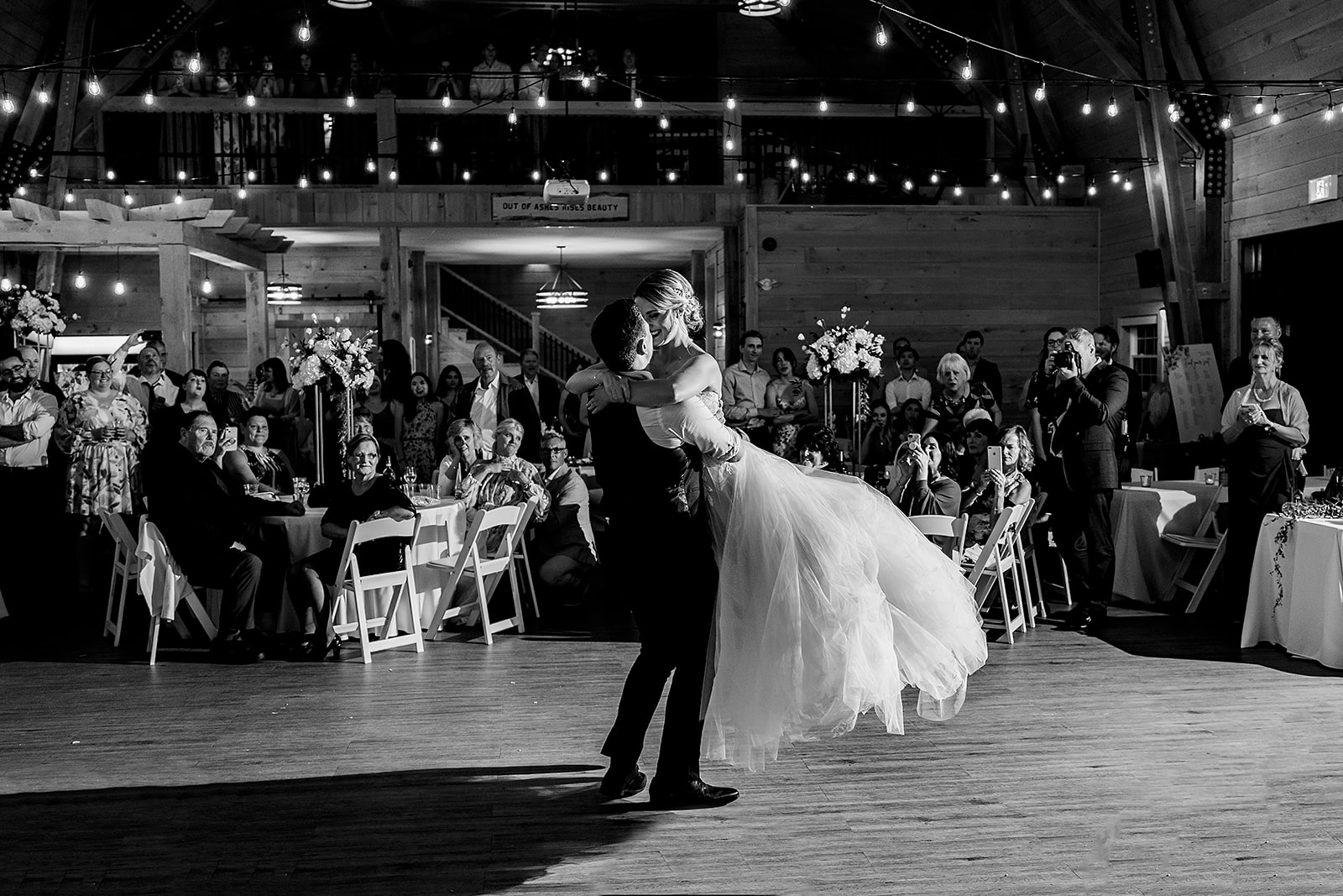 First dance with the newly weds. 