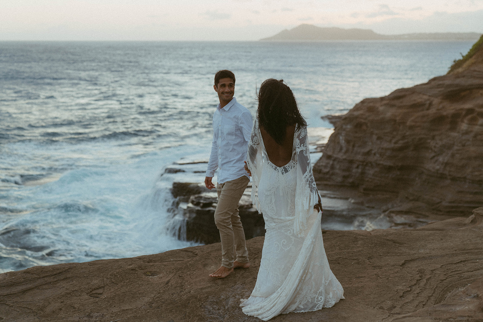 San Diego elopement at Sunset Cliffs