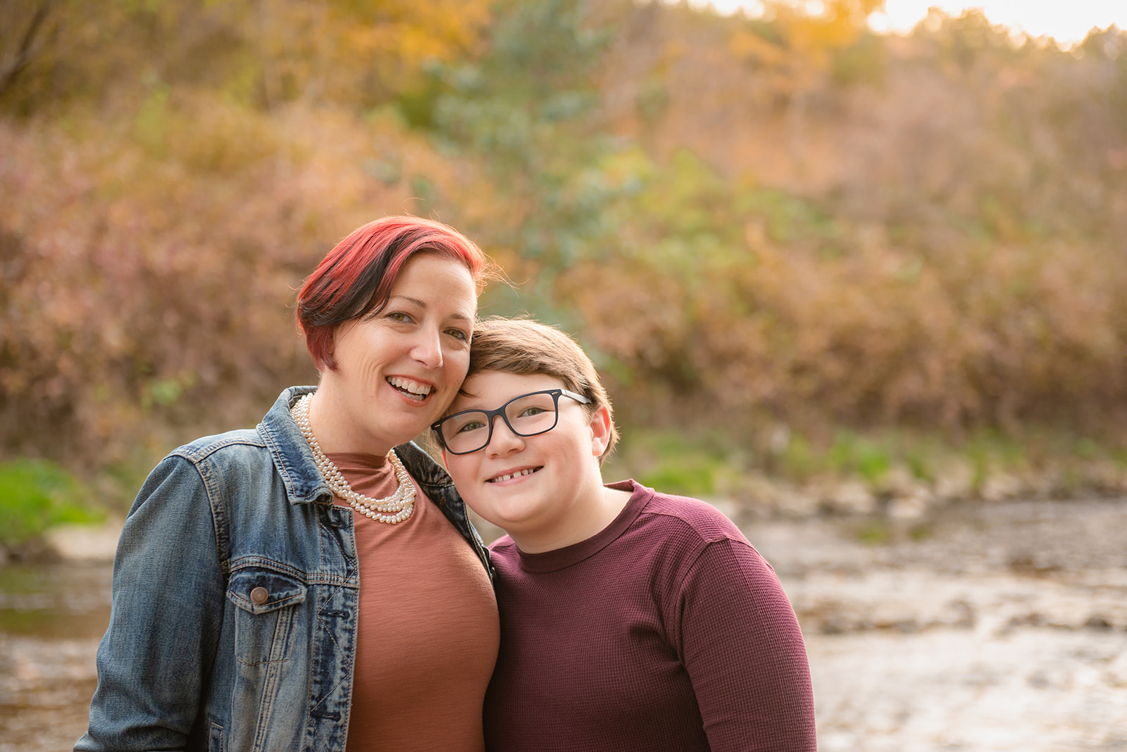 A beautiful Mom and Son Photo Session by the Don River