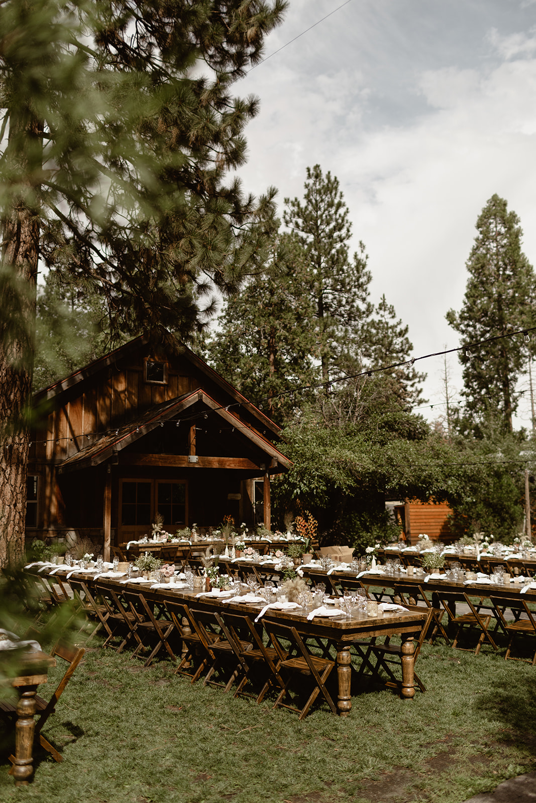 Evergreen Lodge Wedding Reception Area