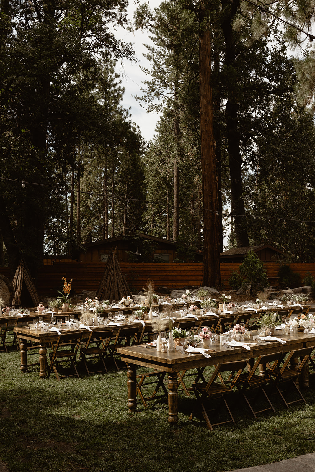 Evergreen Lodge Wedding Reception Area