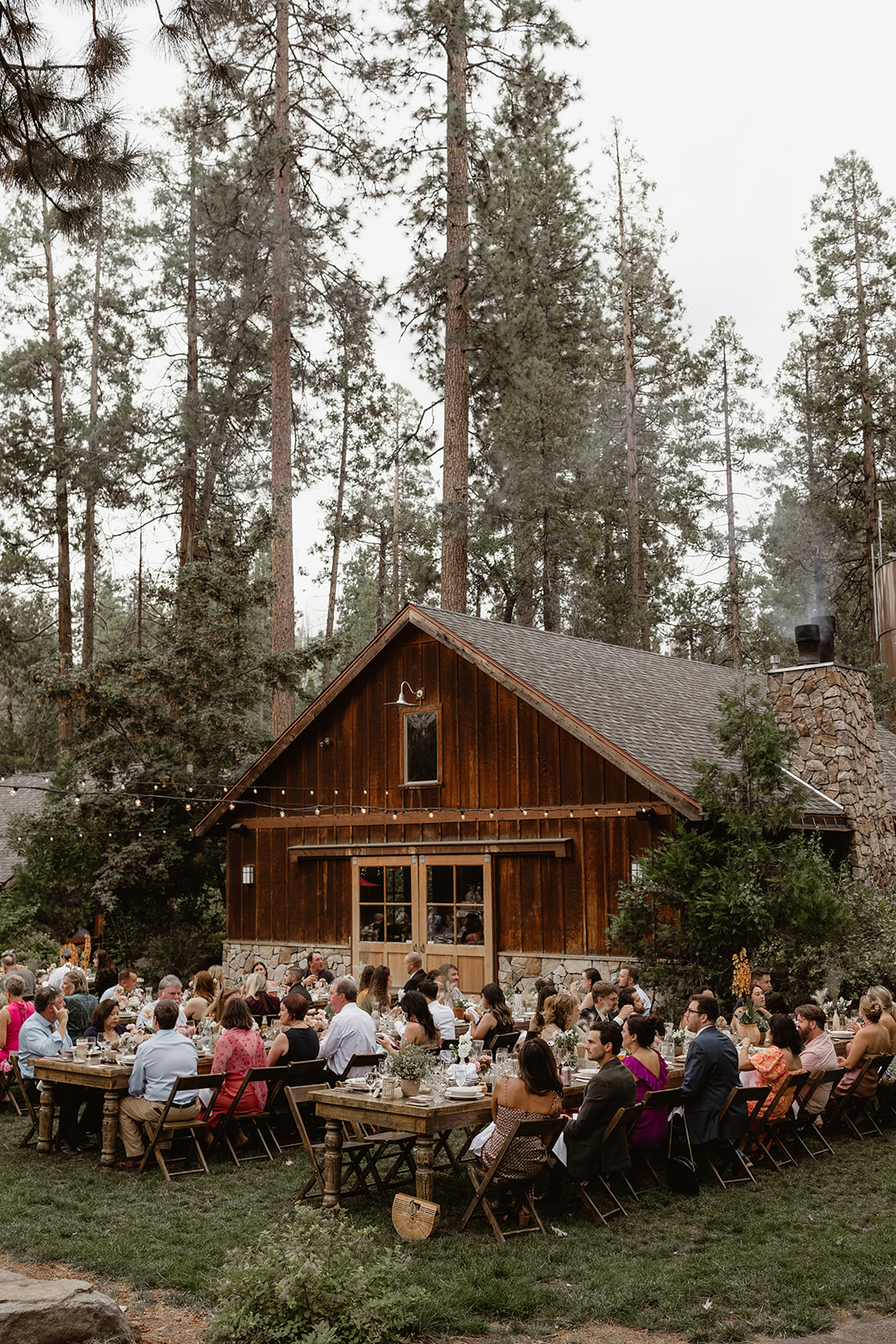 Evergreen Lodge Wedding Reception Area
