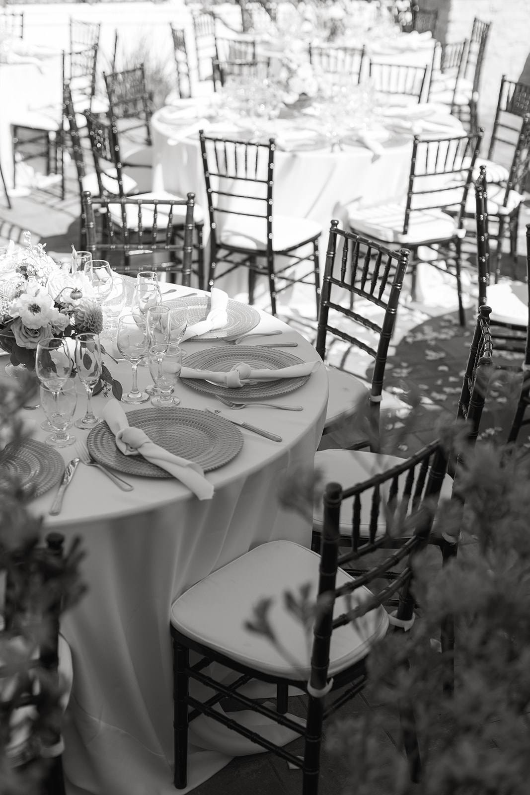 the perry house wedding monterey california outdoor reception ceremony venue table decor ideas flower centerpiece