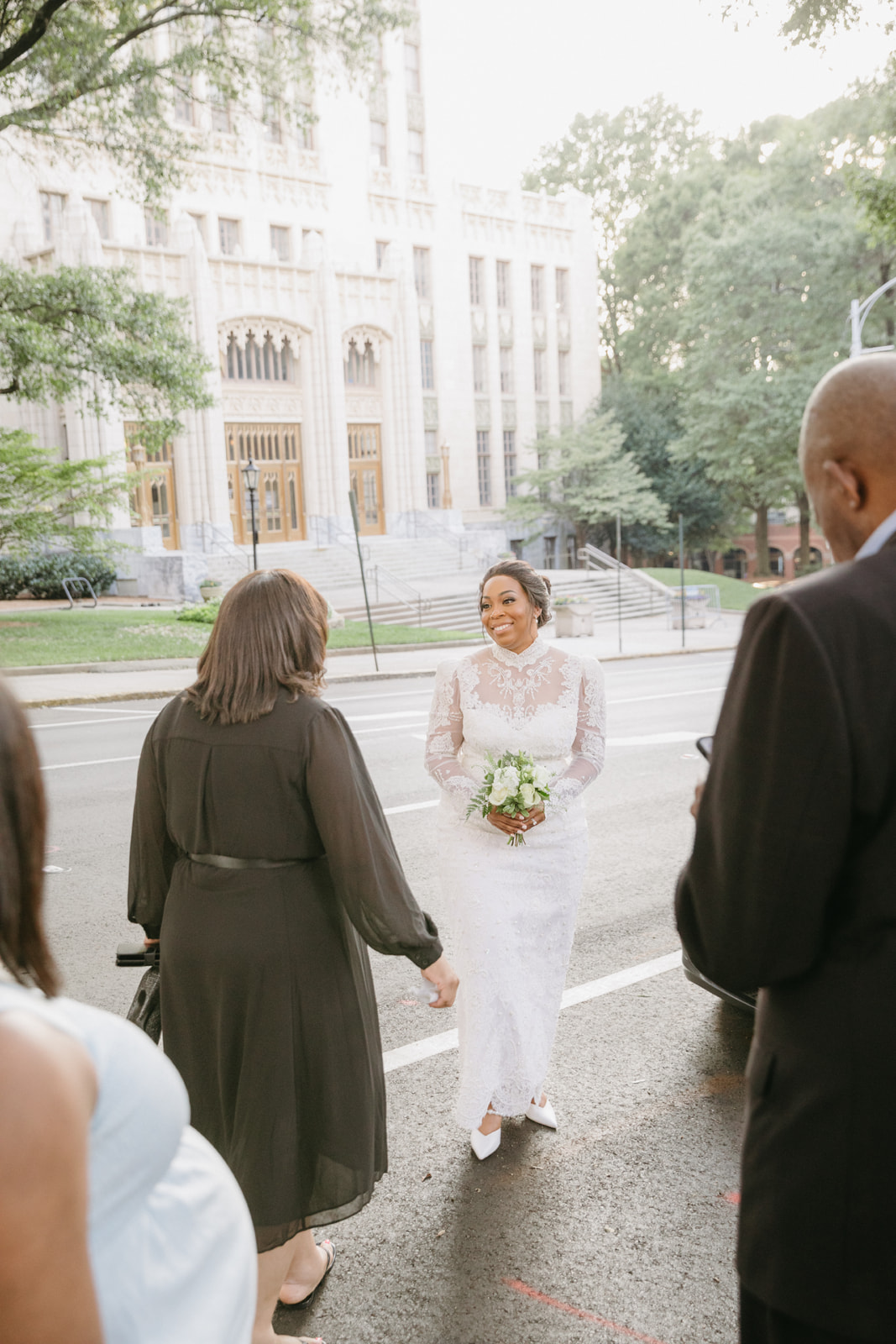 Atlanta Courthouse film wedding photos 