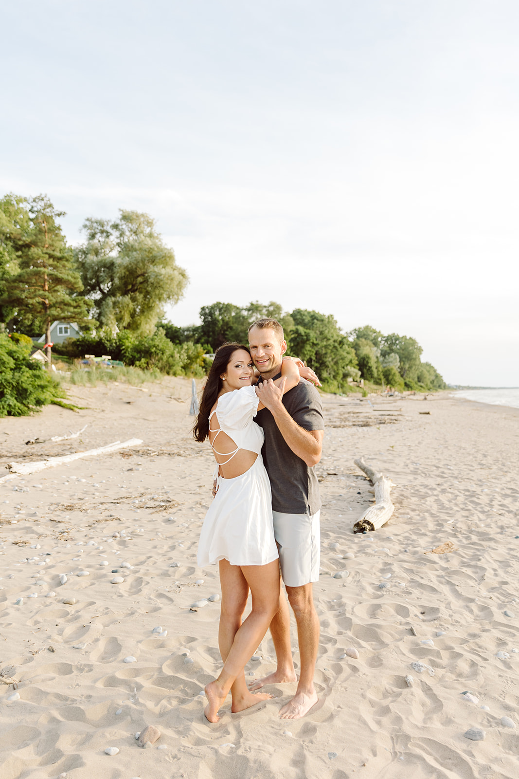 Grand Bend Beach Engagement Photography