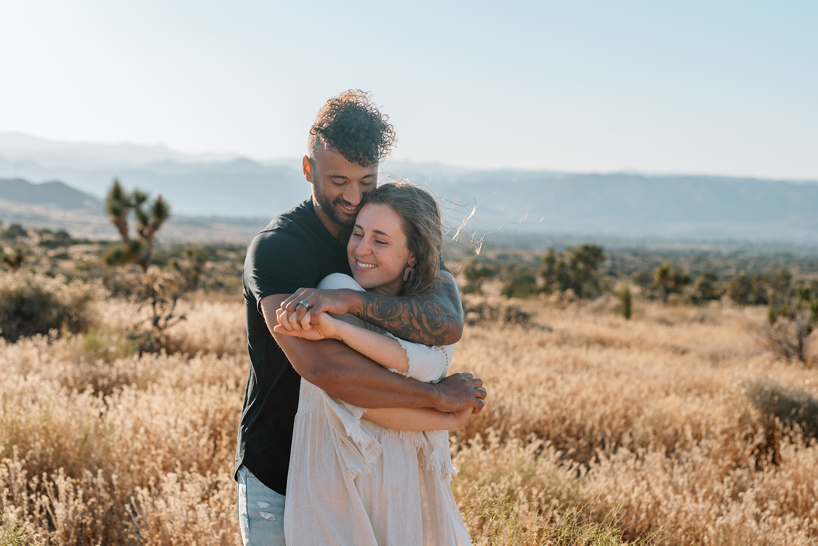 Southern California Engagement Session in the desert