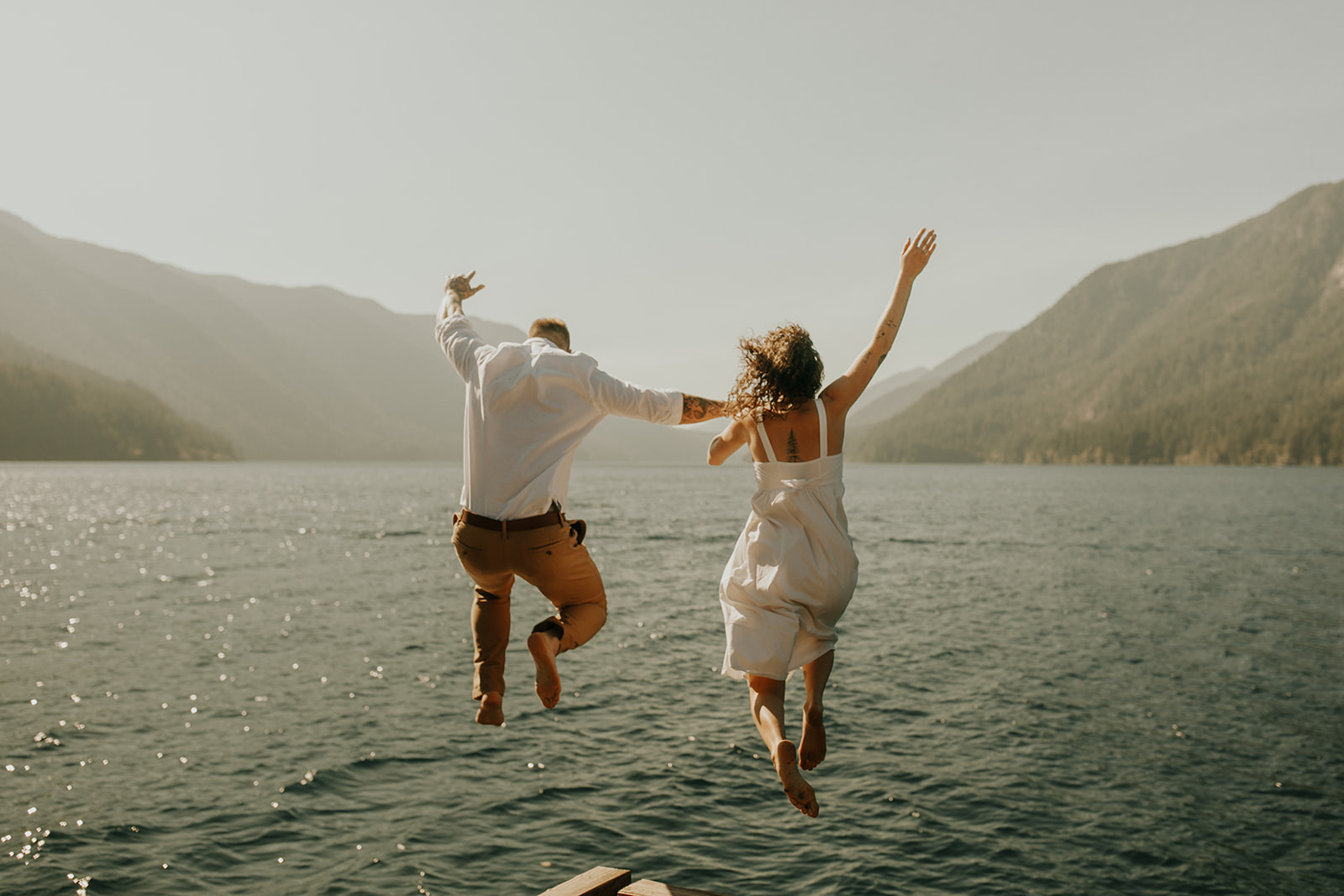 Surprise proposal in Olympic National Park and Lake Crescent