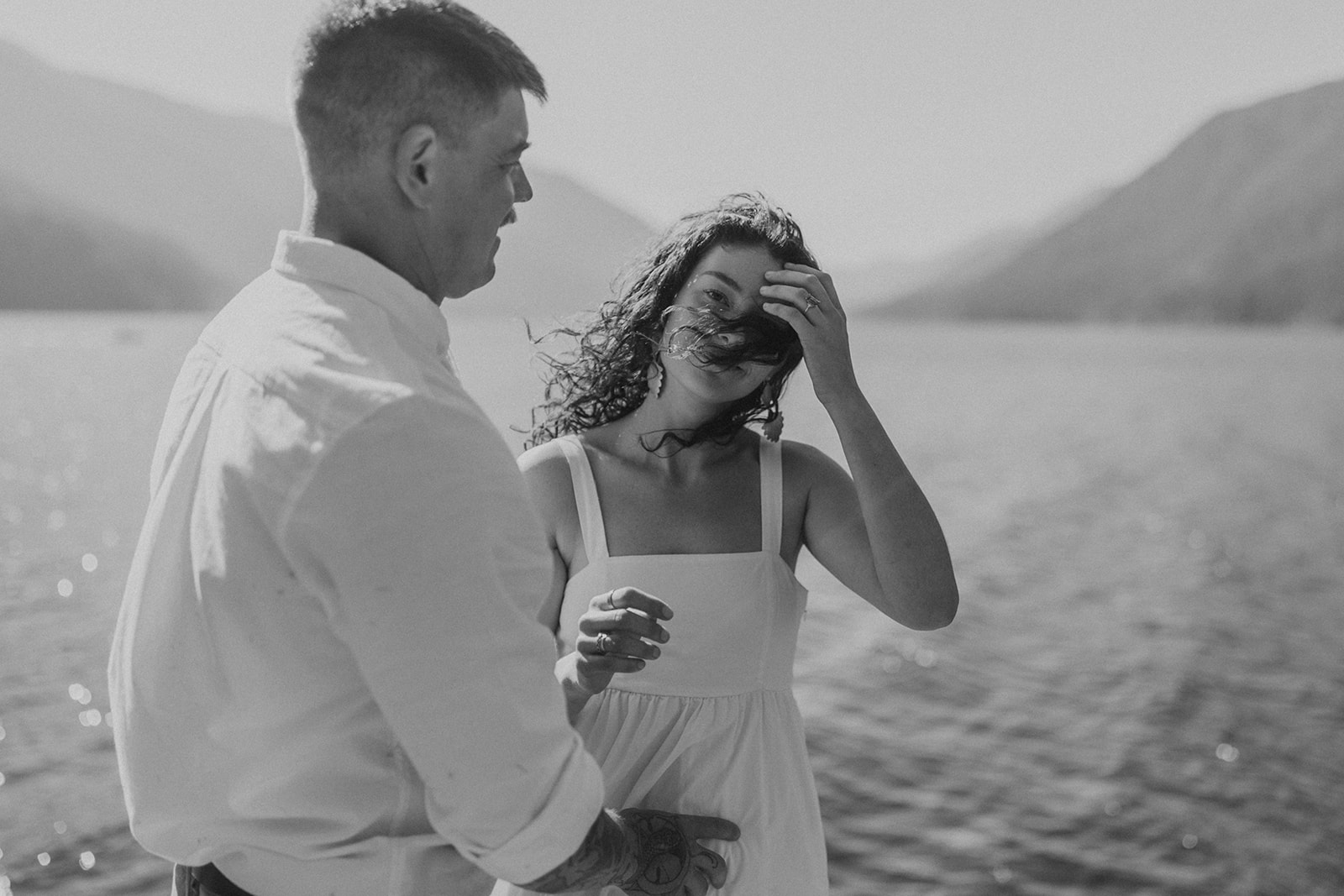 Surprise proposal in Olympic National Park and Lake Crescent