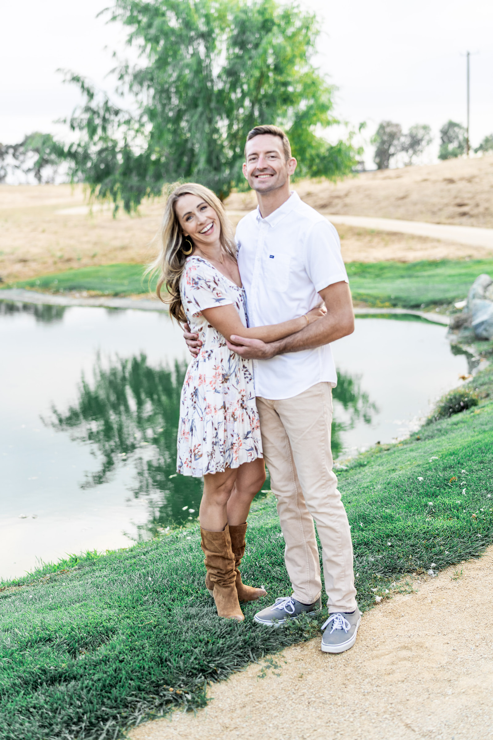 flying caballos ranch wedding venue engagement session