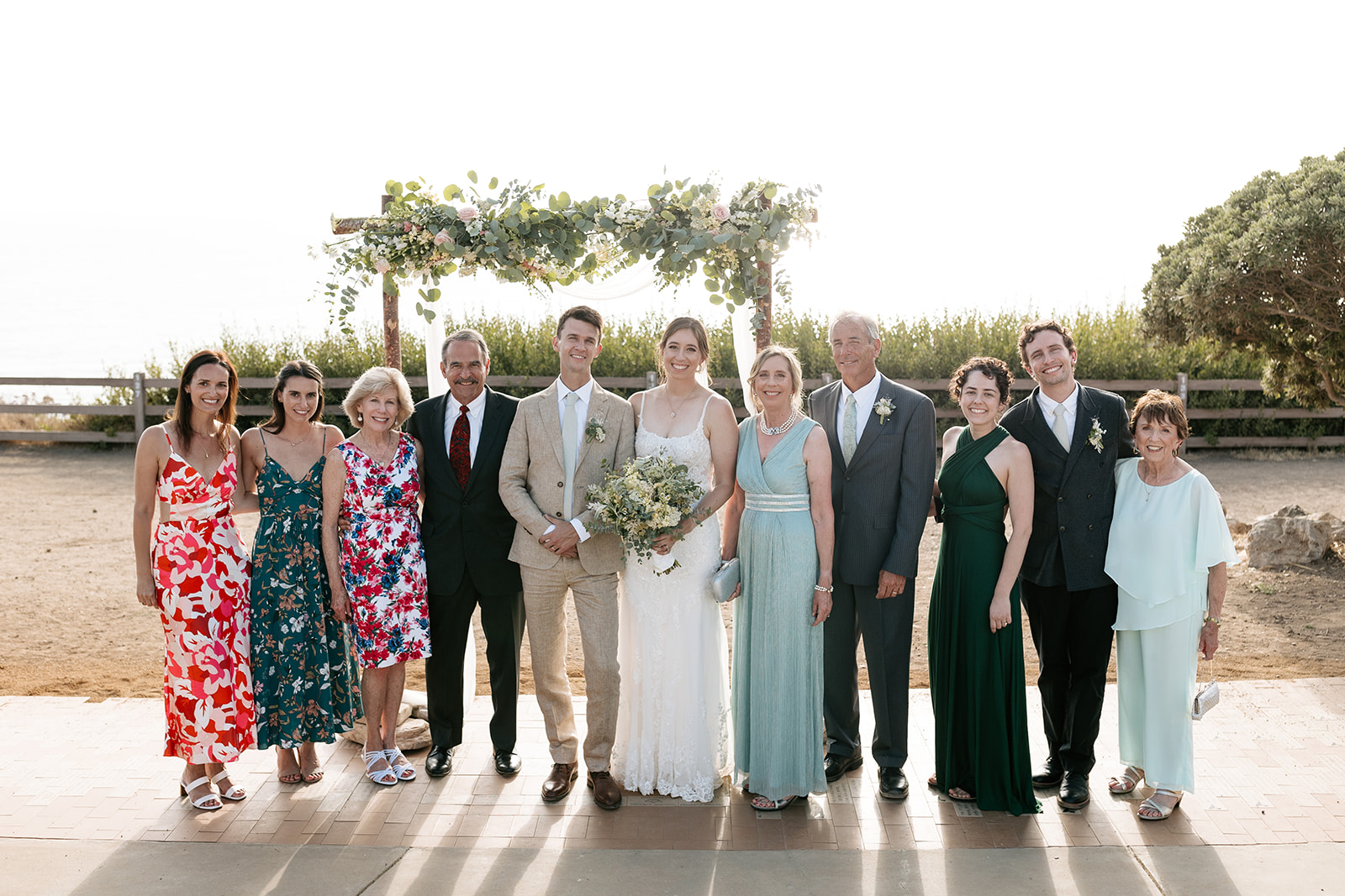 point vicente lighthouse wedding rancho palos verdes california first look bride and groom happy emotional hugging poses