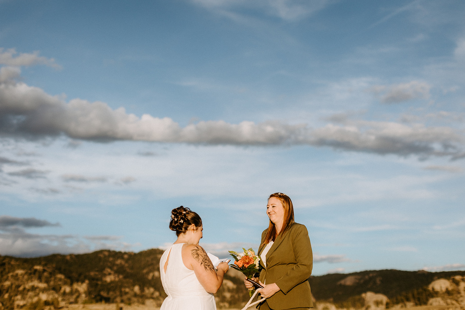 Wedding at Eleven Mile State Park
