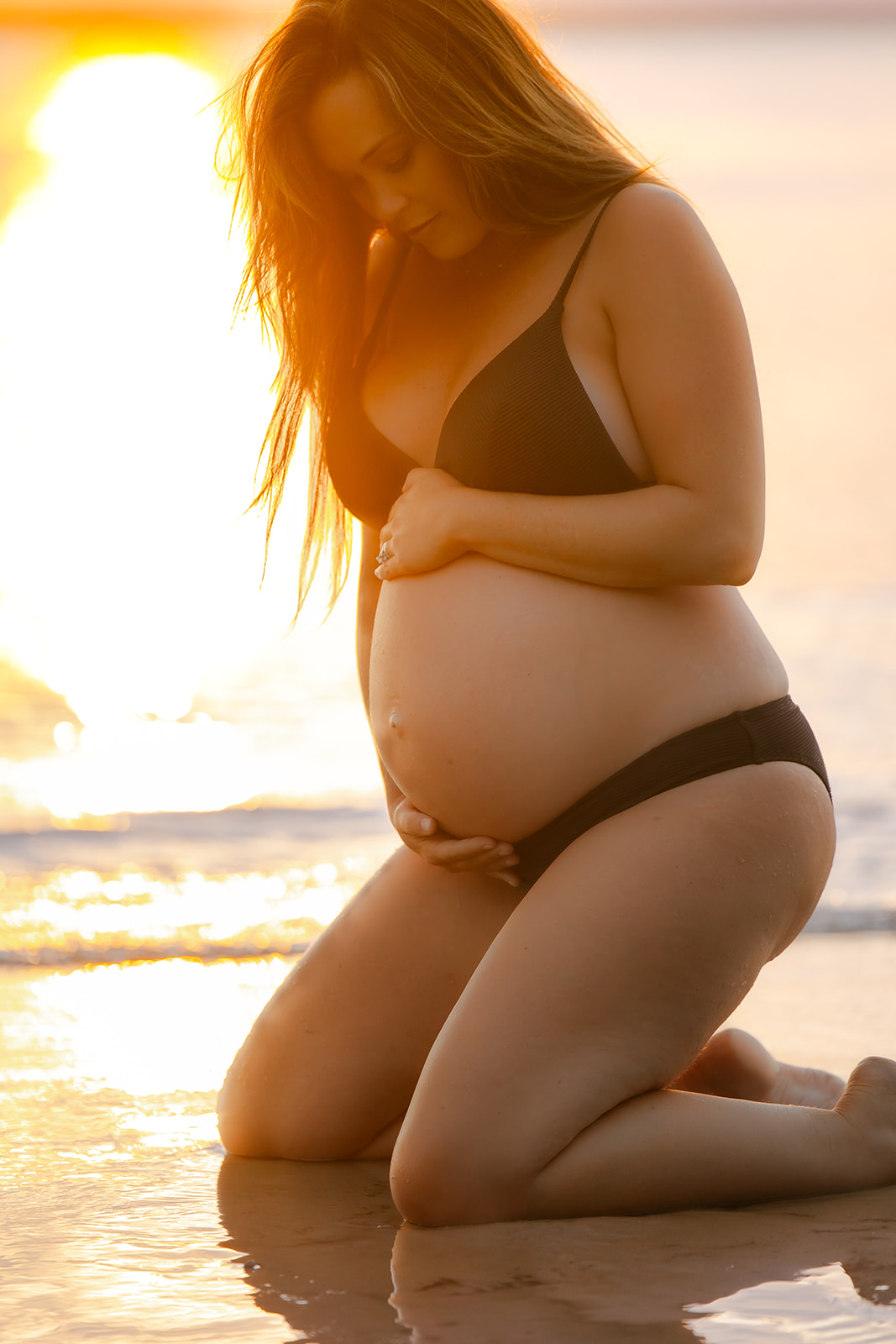 Maternity Photos on St. Andrews Beach, Jekyll Island