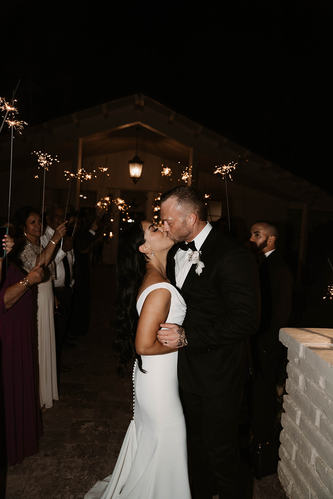 Sparkler exit at Wedding venue in arizona