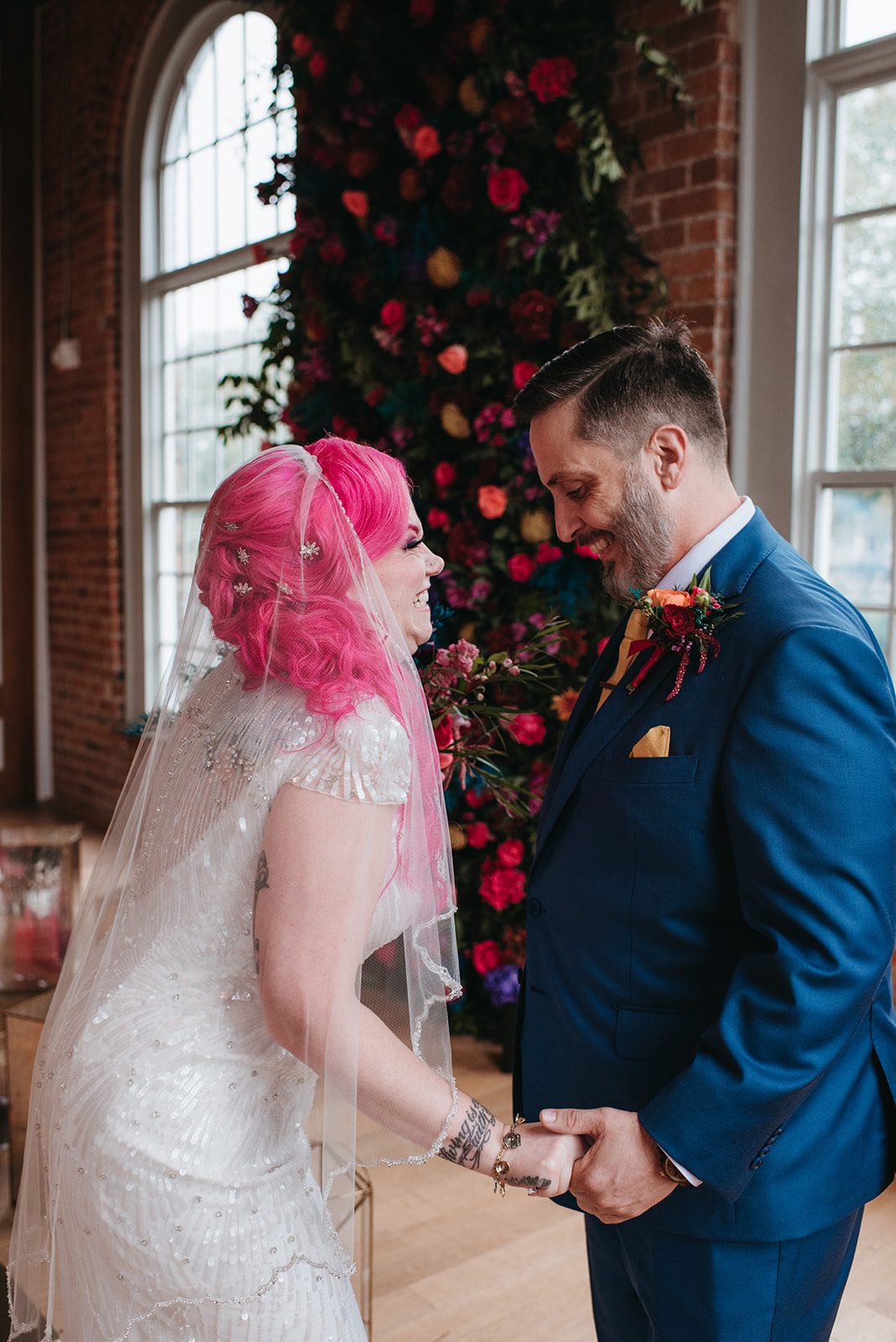 Colorful, Tropical Summer Wedding at the Cotton Room
