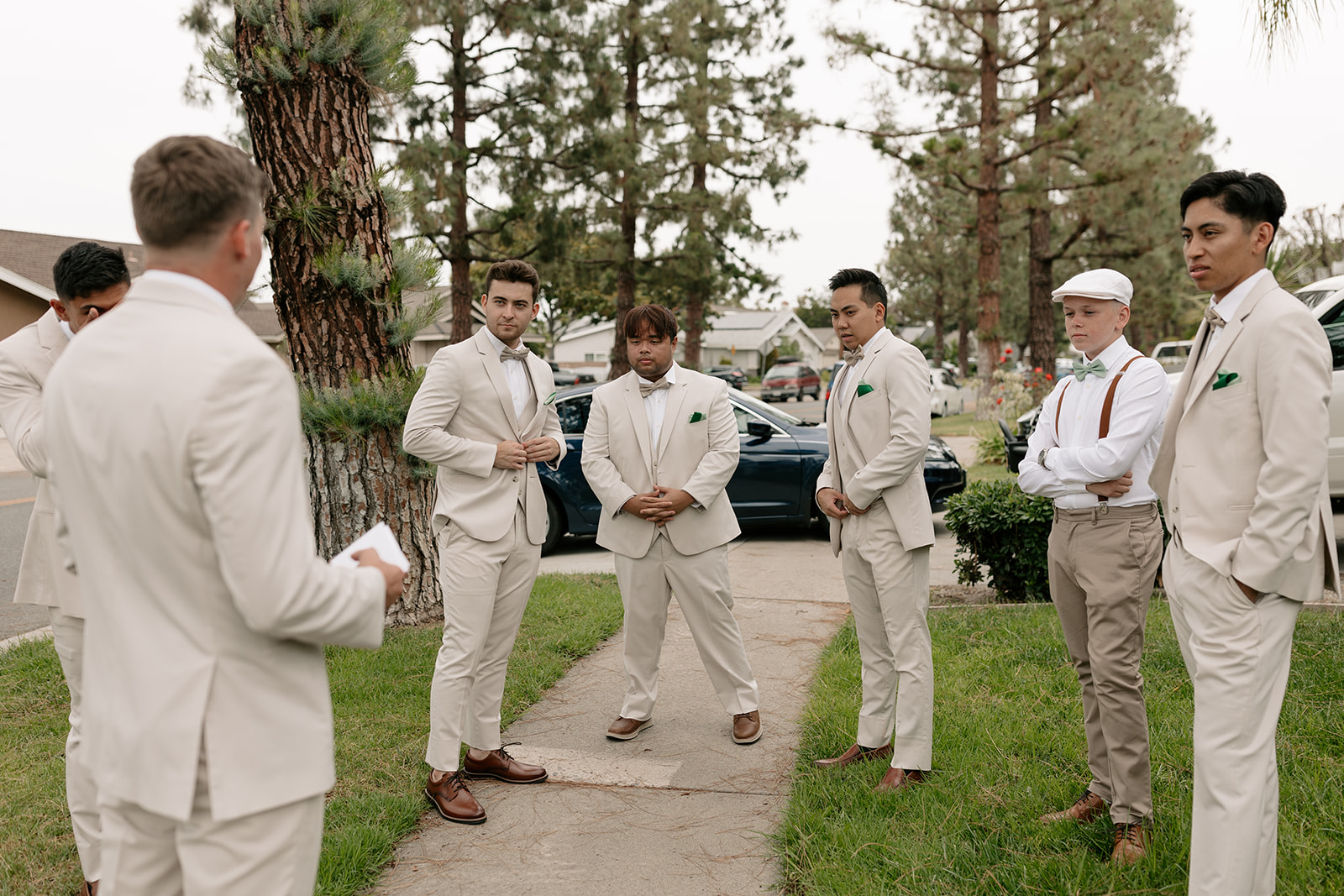womens club wedding southern california laguna beach socal groomsmen attire groomsmen outfit groom getting ready pics