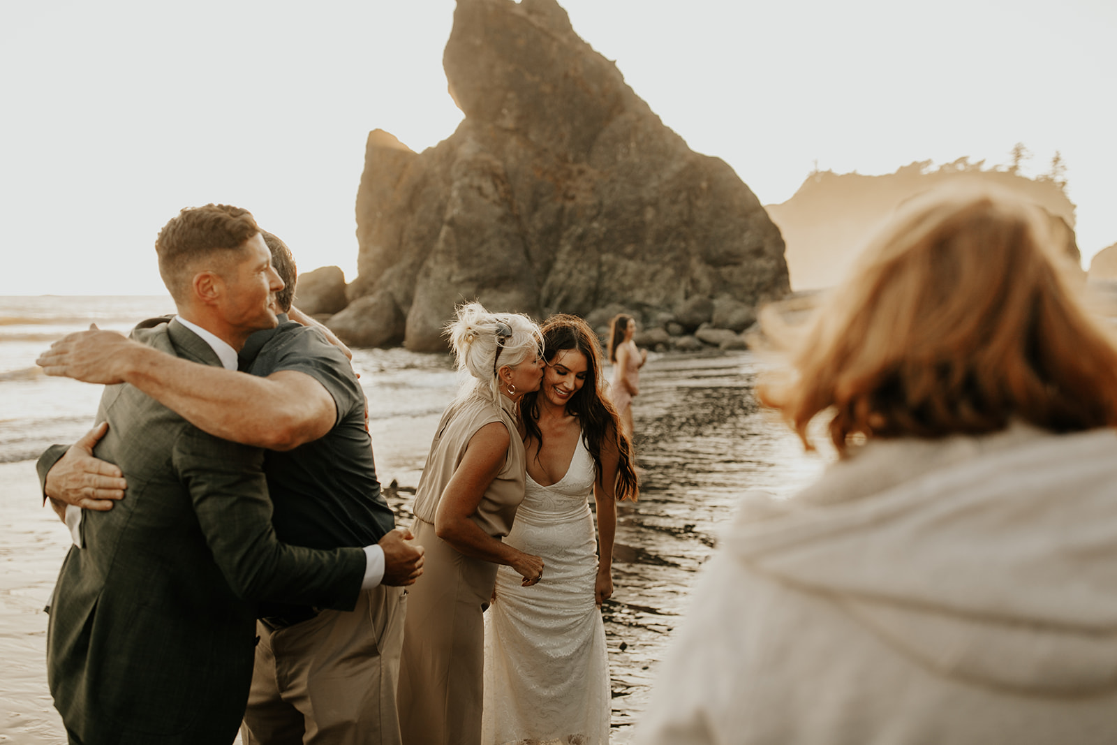 Ruby Beach Olympic National Park Lake Quinault Lodge Elopement, intimate wedding