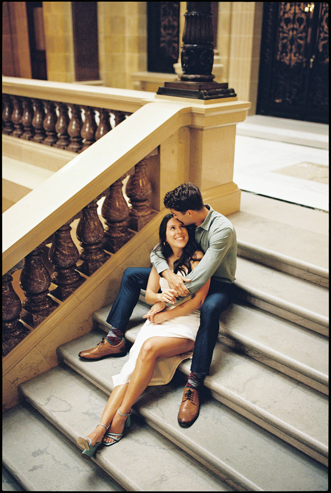 Engagement Session in Madison at the Capital Building 