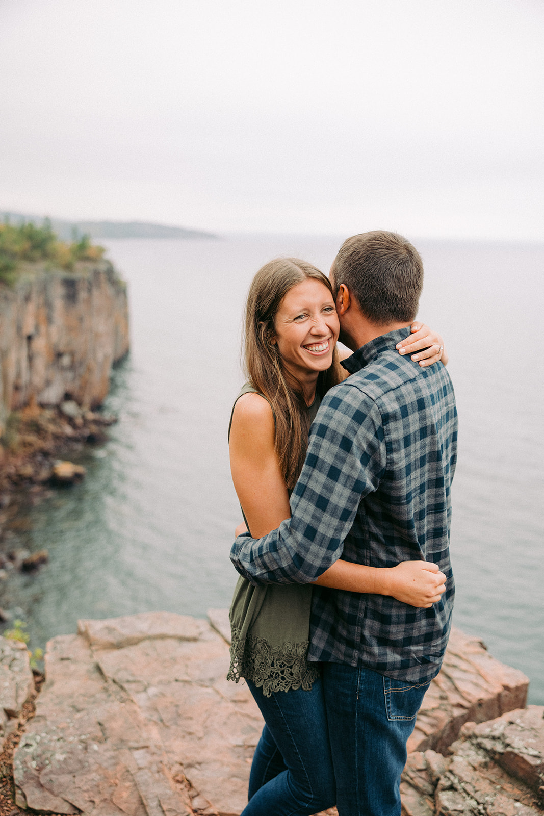 Brainerd's Natural Beauty: Jenna and AJ's North Shore engagement.