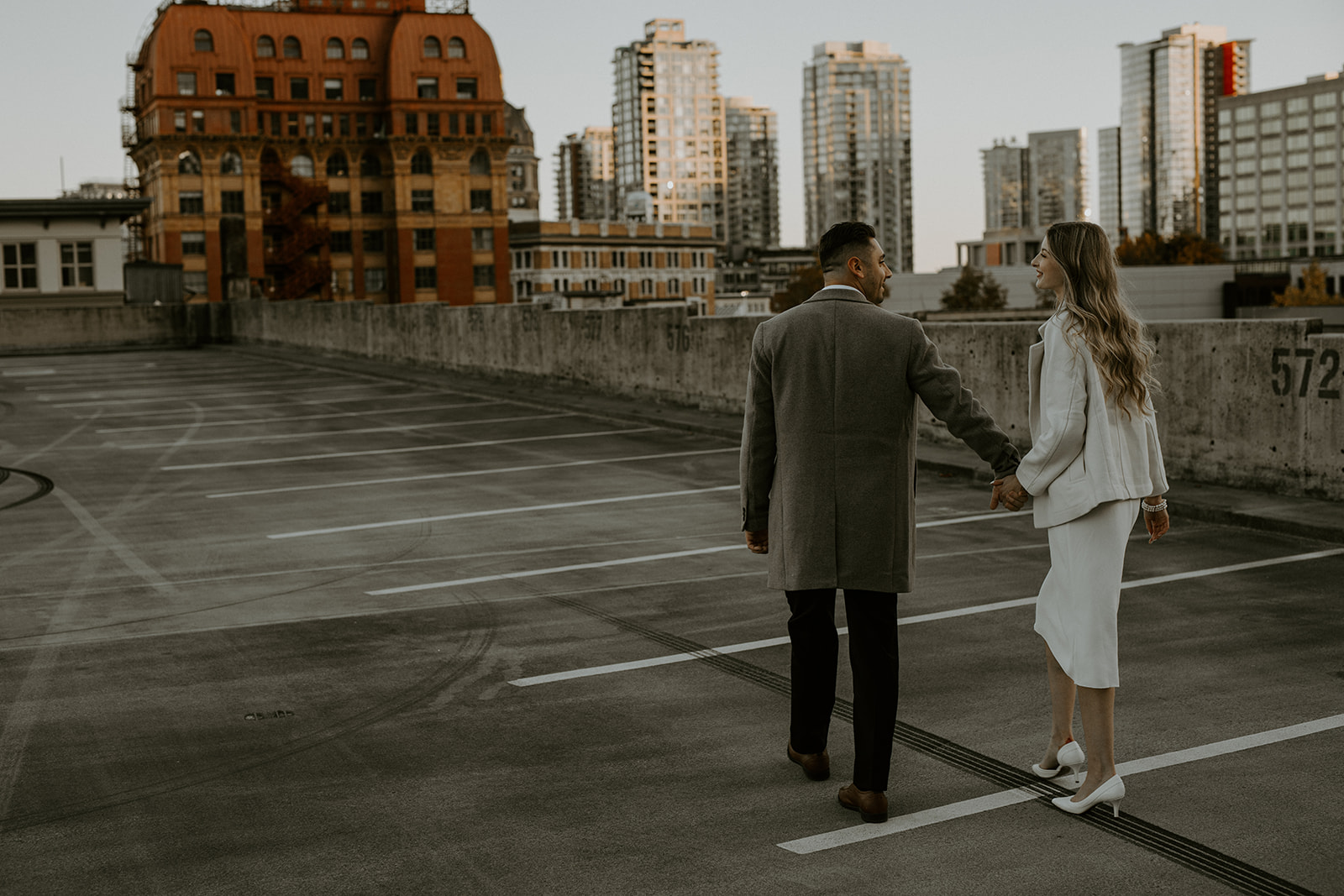 Rooftop Engagement Photography Vancouver