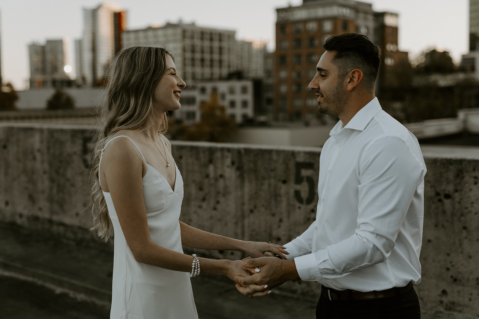 Rooftop Engagement Photography Vancouver