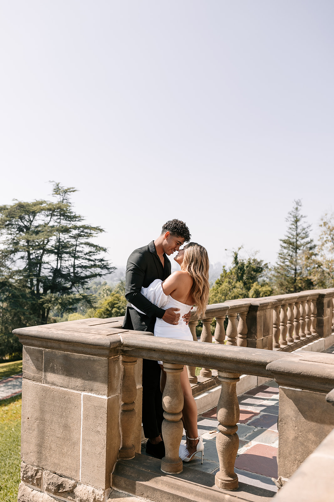 greystone mansion beverly hills los angeles southern california engagement beach photographer daytime photoshoot