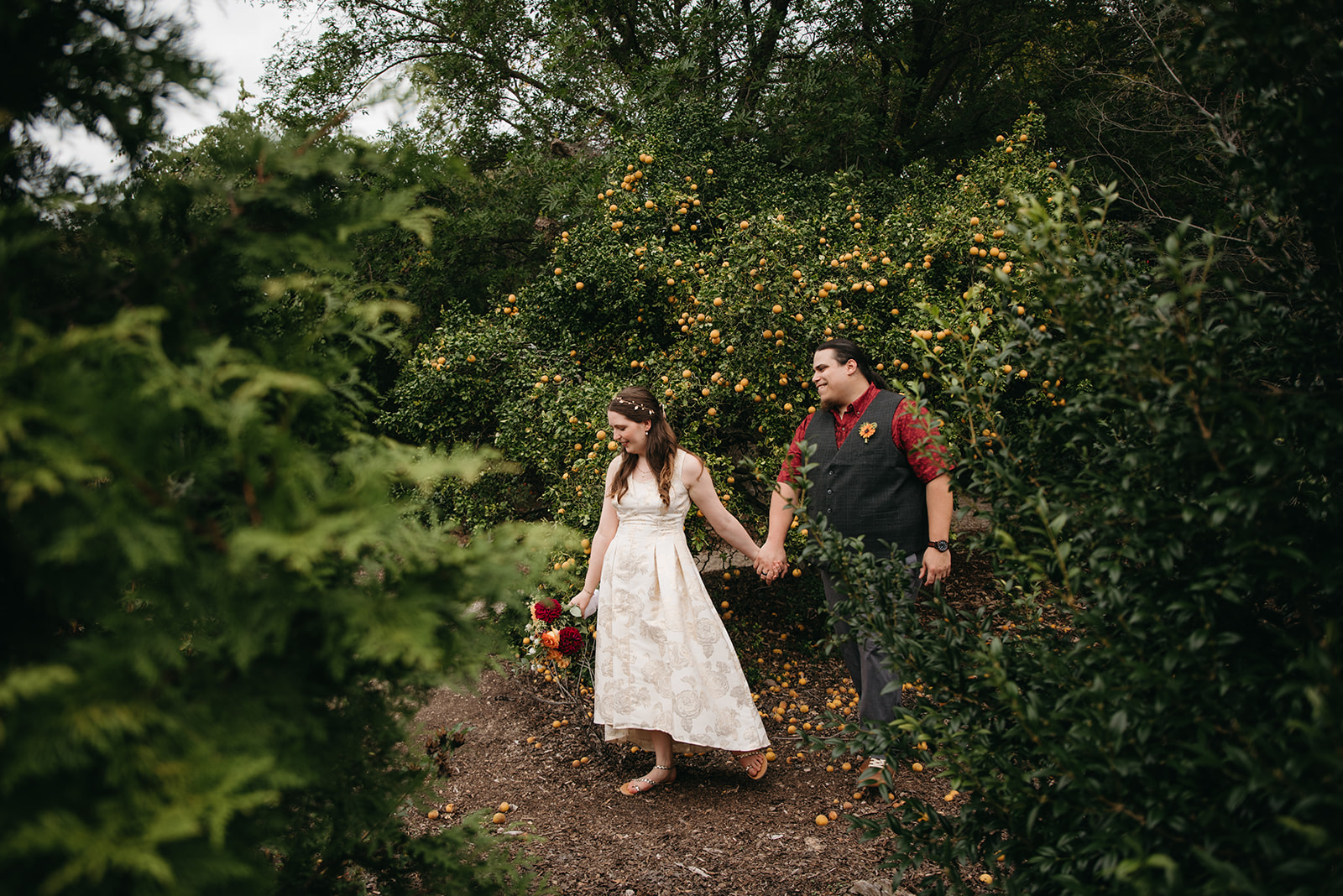 Intimate Wedding at JC Raulston Arboretum in Downtown Raleigh with Sam & Megan 