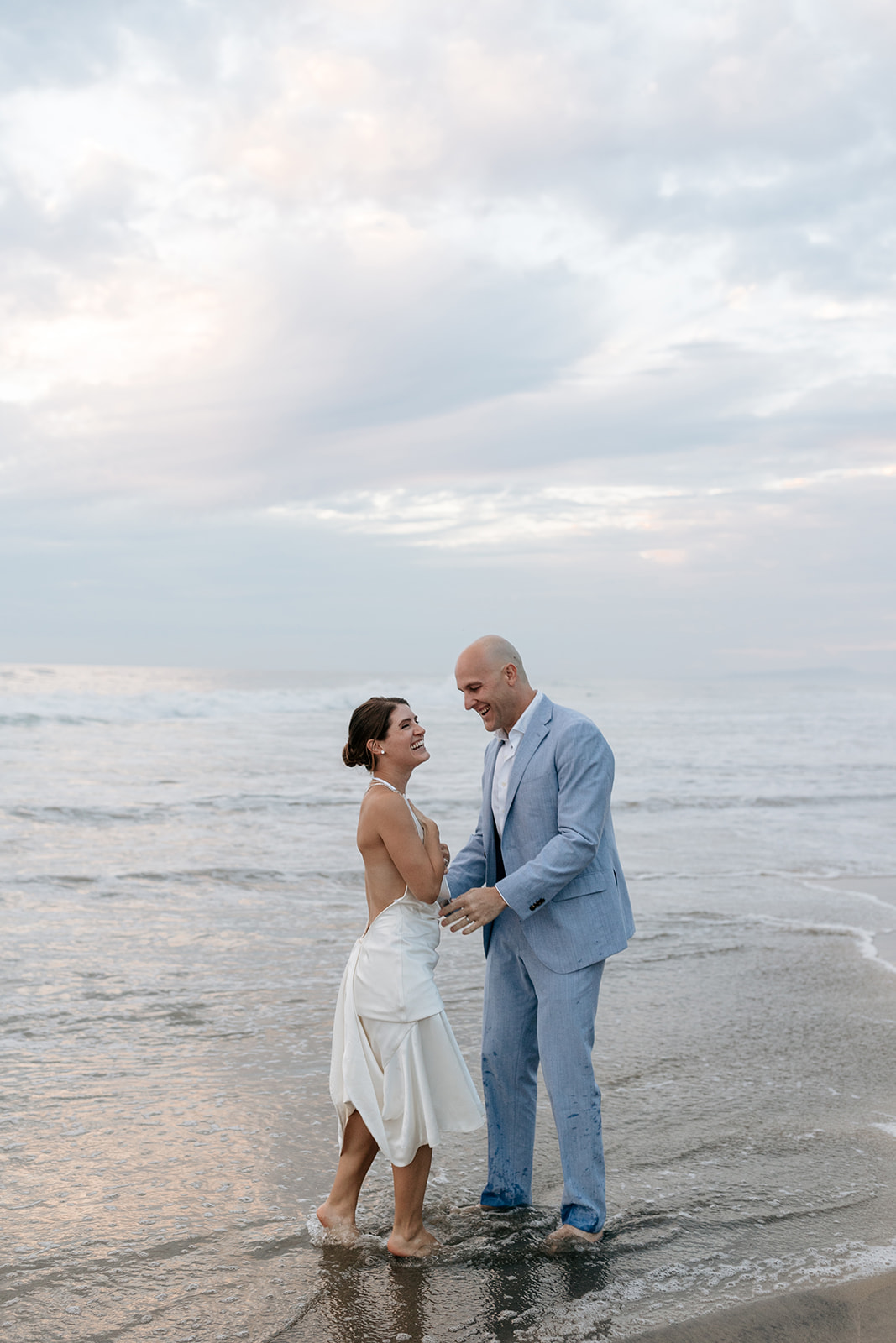 backyard beach wedding elopement encinitas southern california socal cloudy sunset california beach wedding ideas