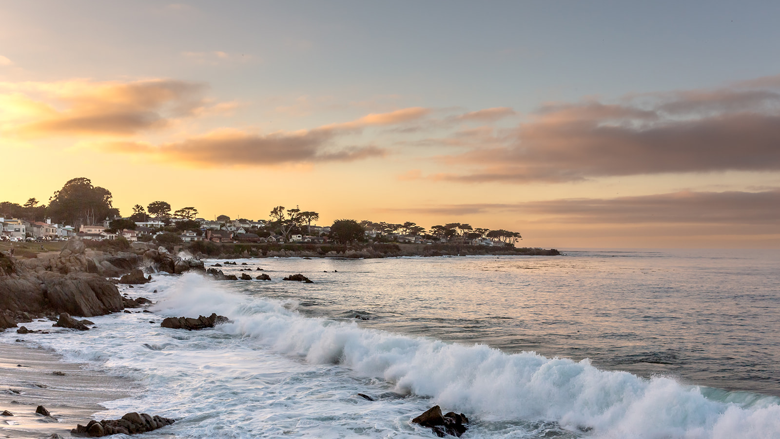 monterey at sunset lovers point