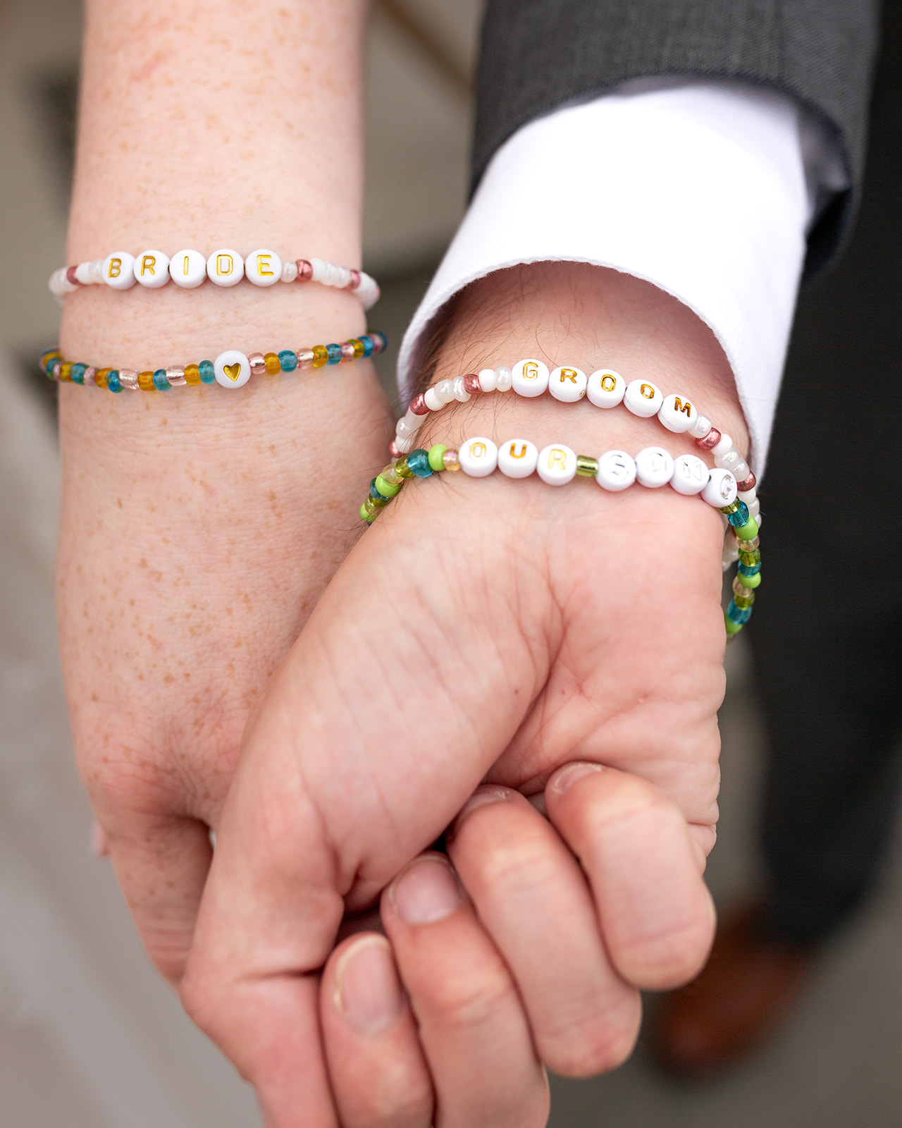 taylor swift friendship bracelets bride and groom