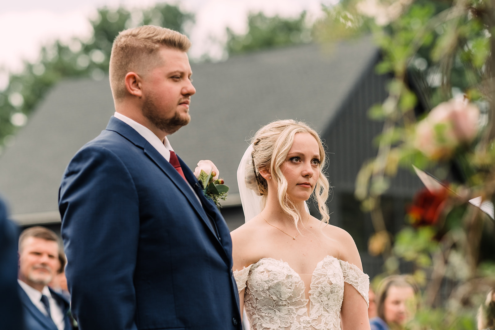 Vineyard wedding at Westers Family Barn in Michigan
